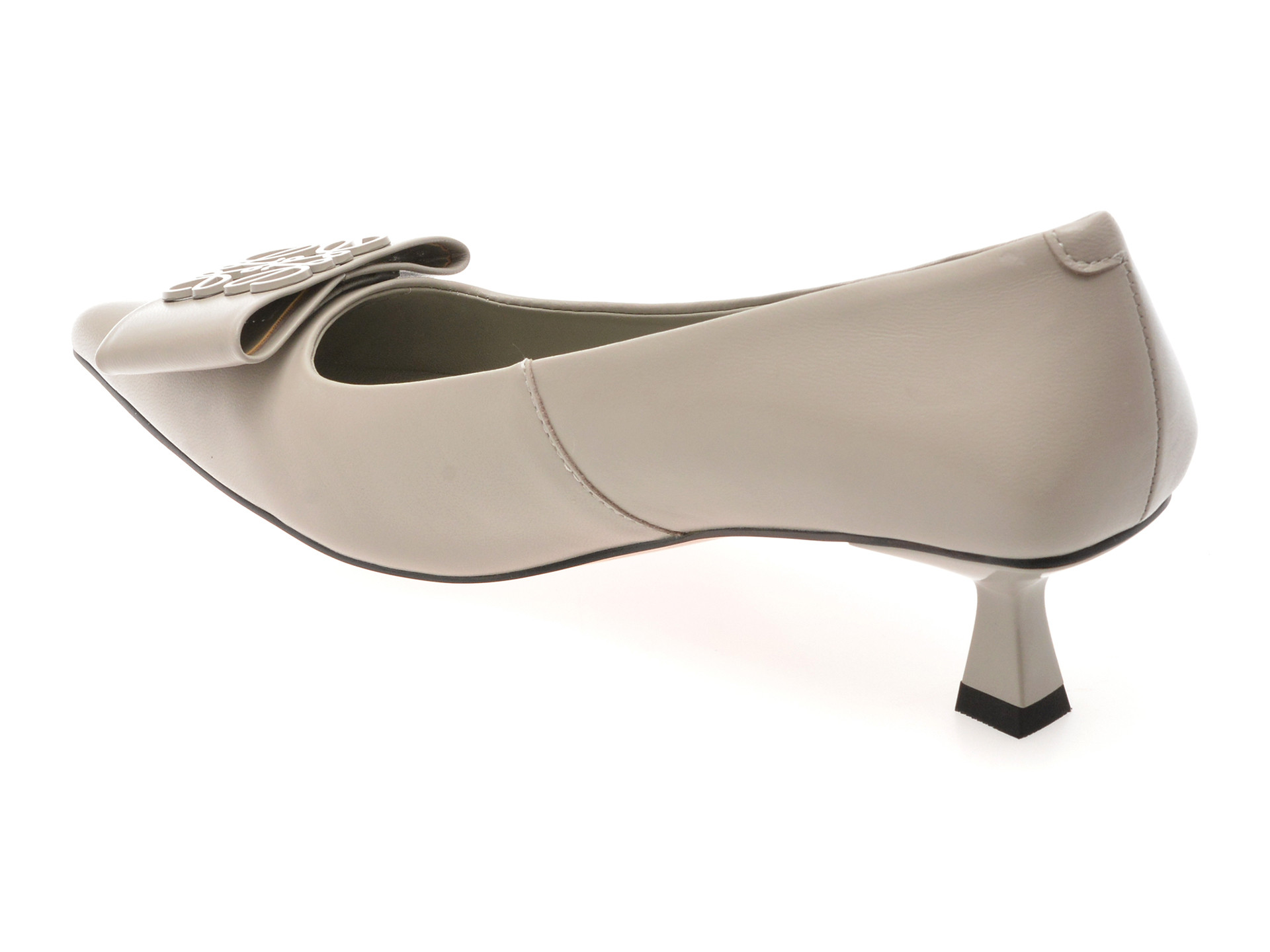 Pantofi eleganti EPICA gri, H03, din piele naturala