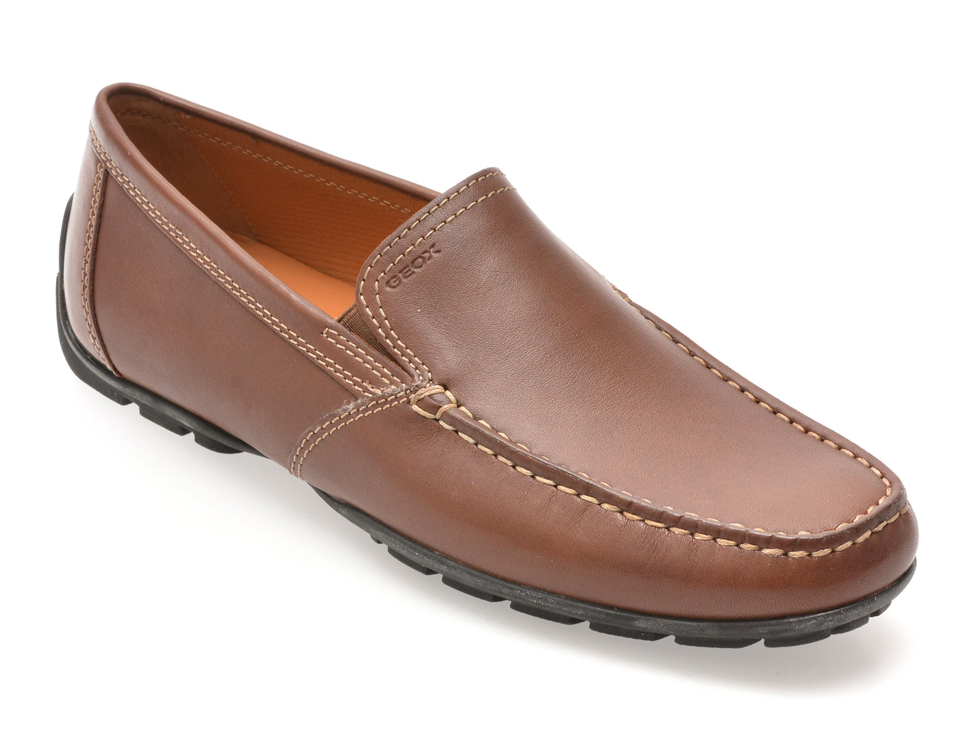 Mocasini GEOX maro, U1144V, din piele naturala