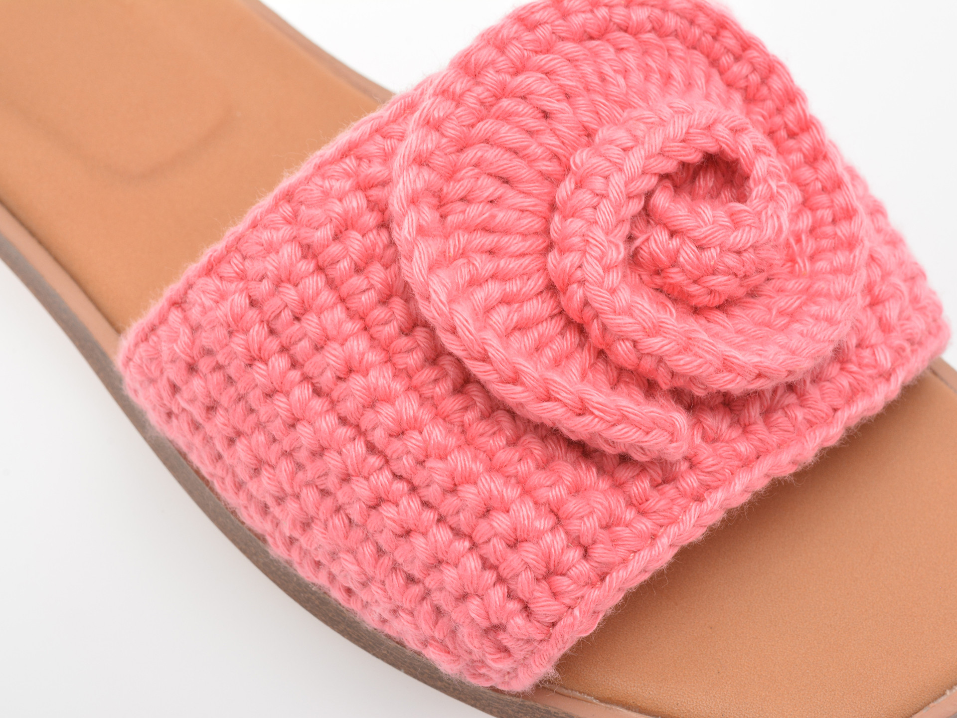 Papuci ALDO roz, SABBIA 660, din material textil