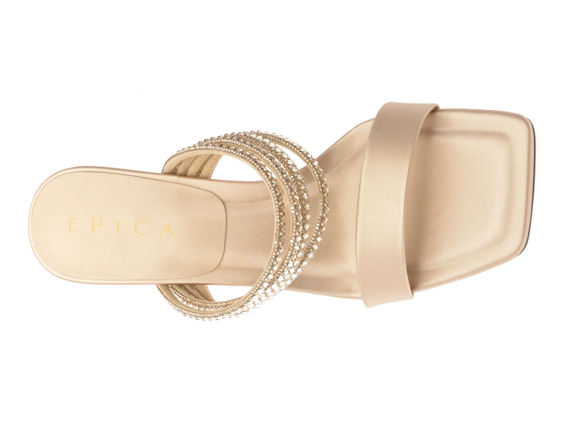 Papuci EPICA aurii, 2367, din piele ecologica