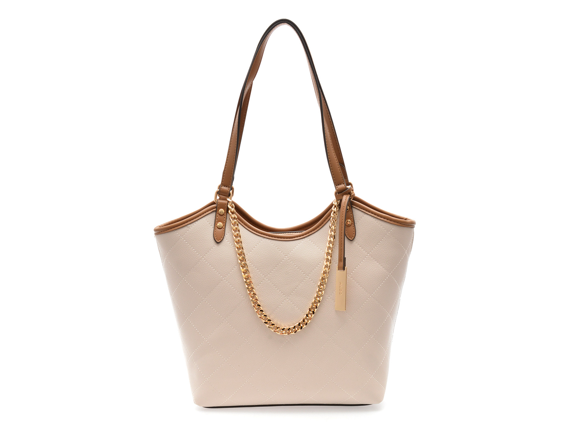 Geanta ALDO alba, YBELIHAR 270, din piele ecologica