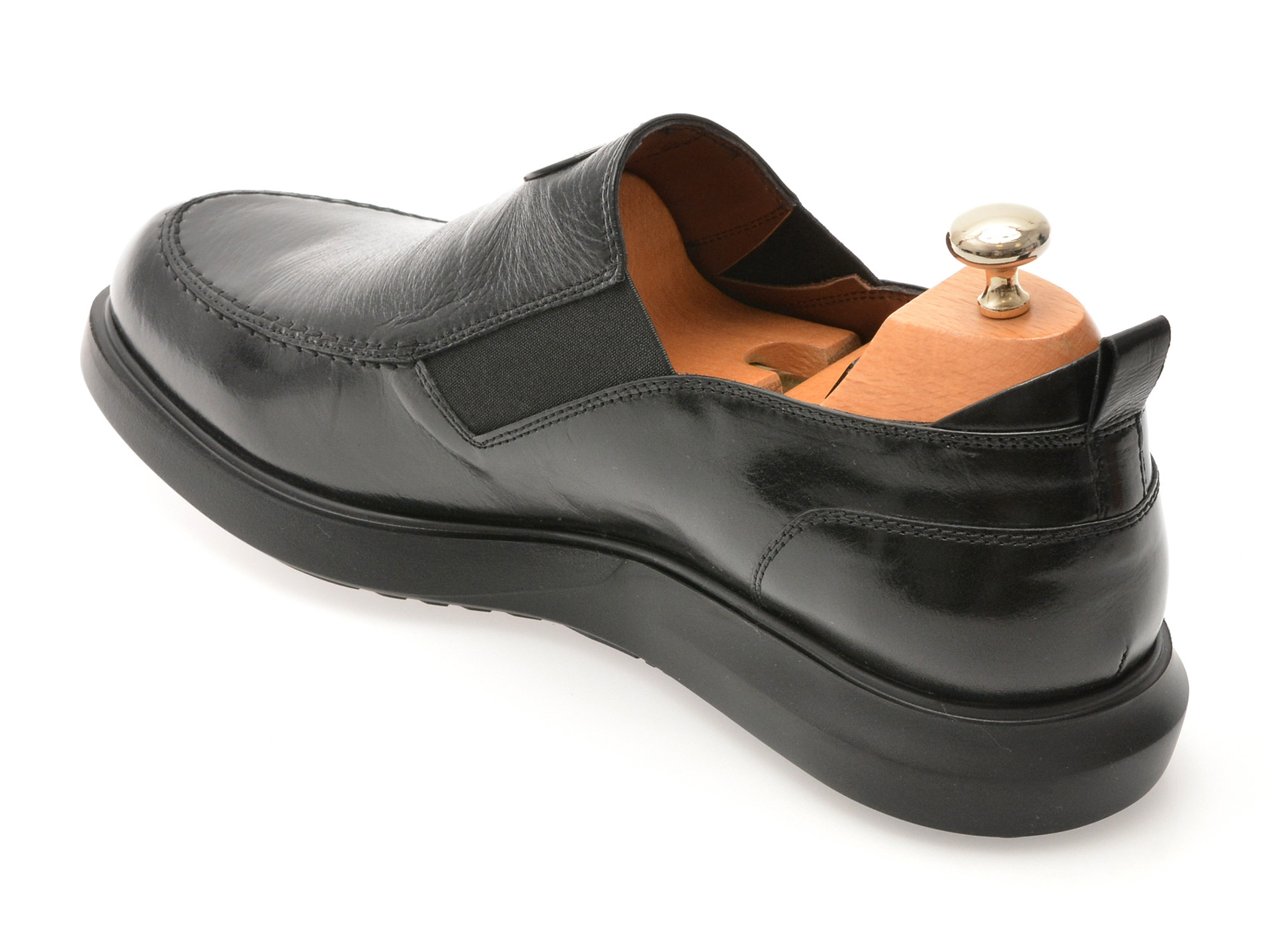 Mocasini LE COLONEL negri, 66653, din piele naturala