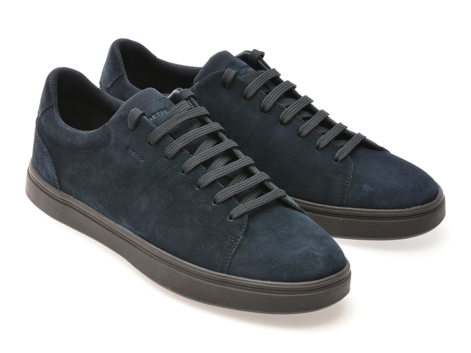 Pantofi sport GEOX bleumarin, U55LDA, din piele intoarsa