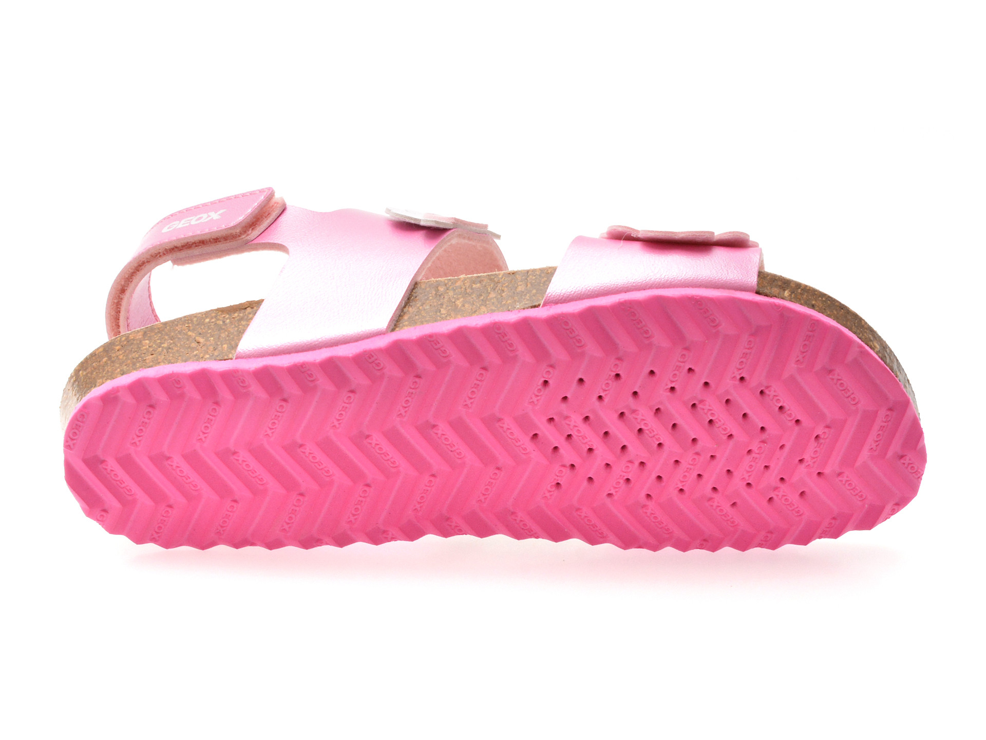 Sandale GEOX roz, J558MD, din piele ecologica