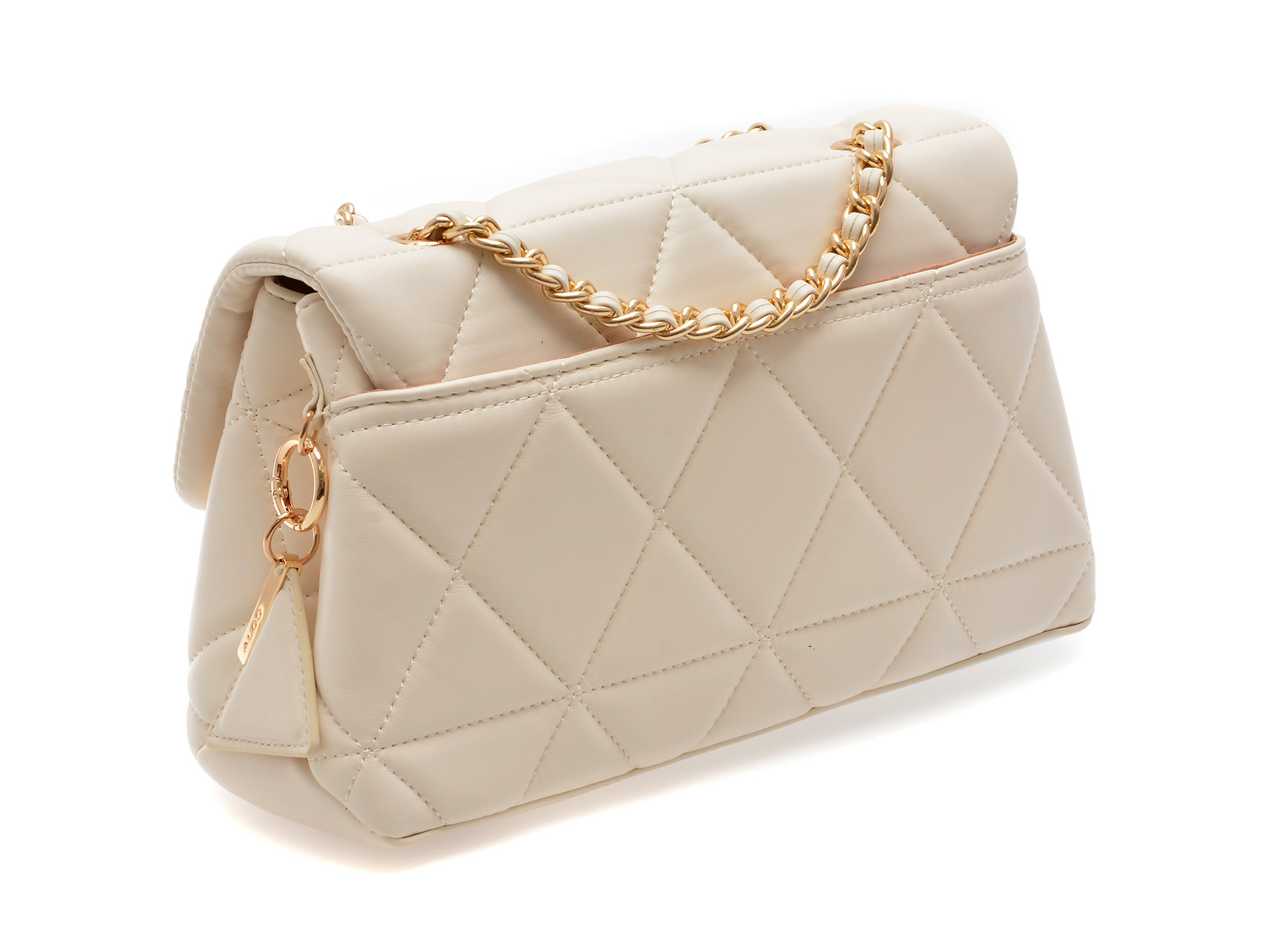 Geanta ALDO bej, SOFT PUFF QUILT 168, din piele ecologica