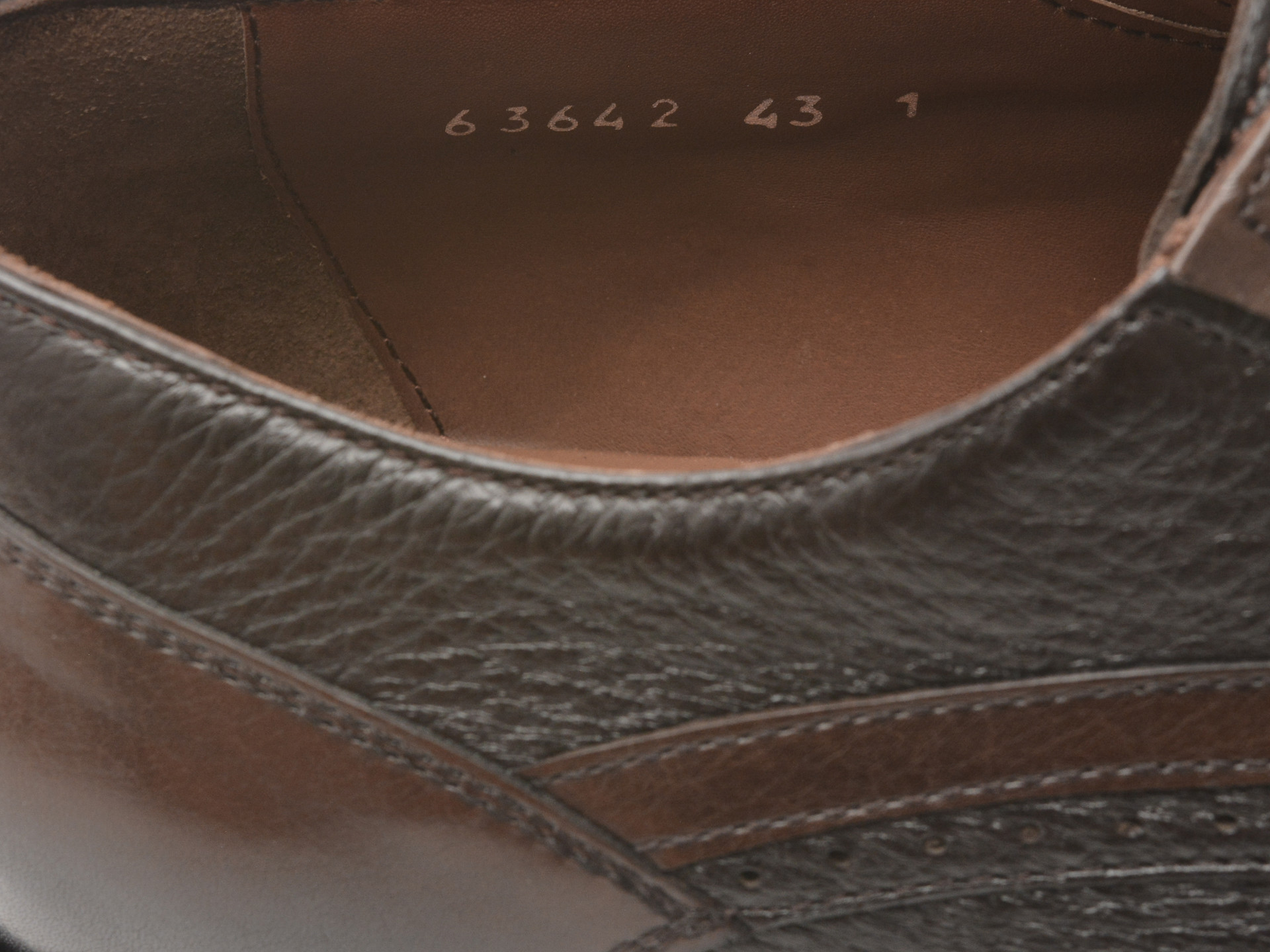 Pantofi eleganti LE COLONEL maro, 63642, din piele naturala