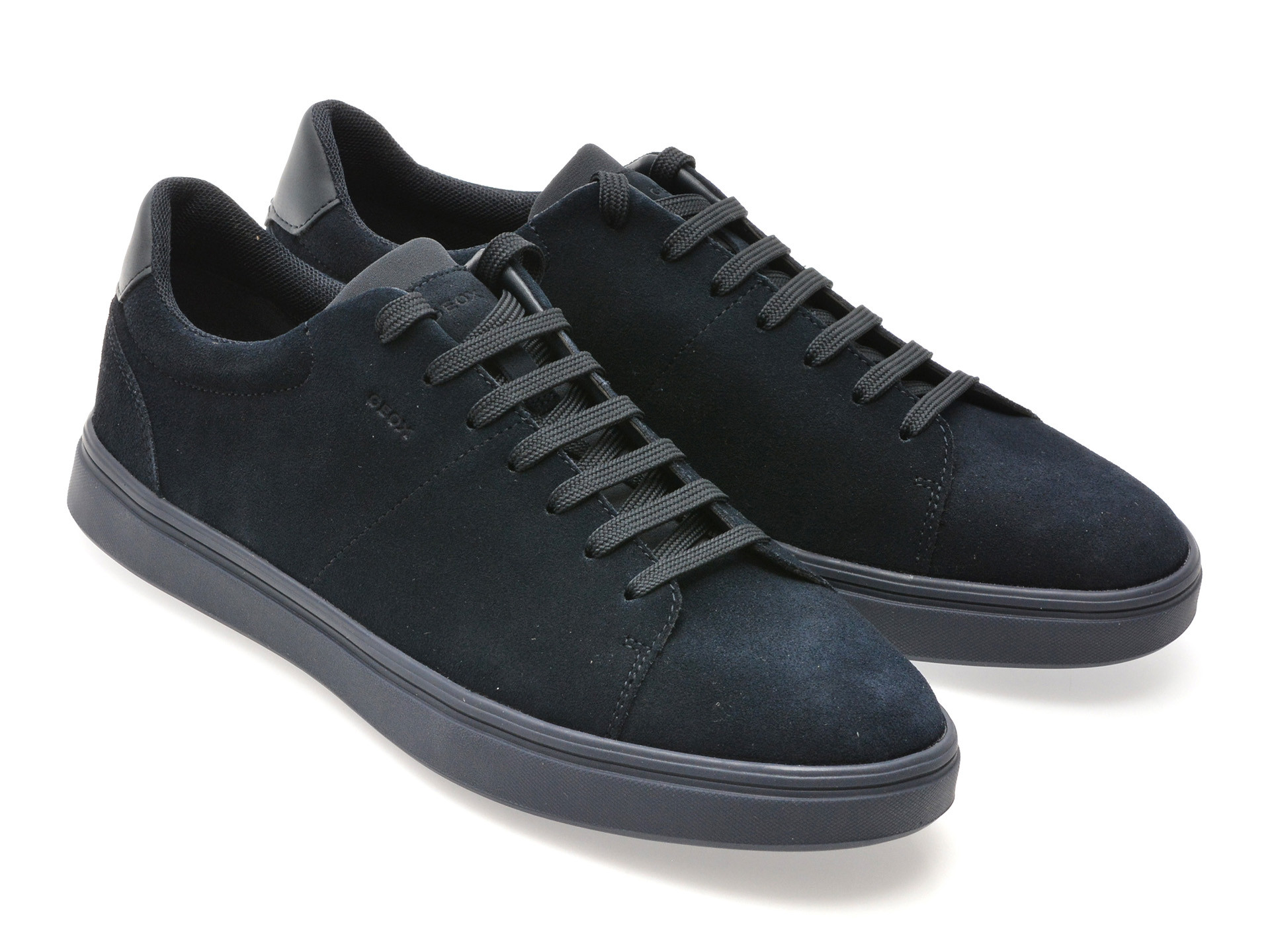 Pantofi sport GEOX bleumarin, U55LDA, din piele intoarsa