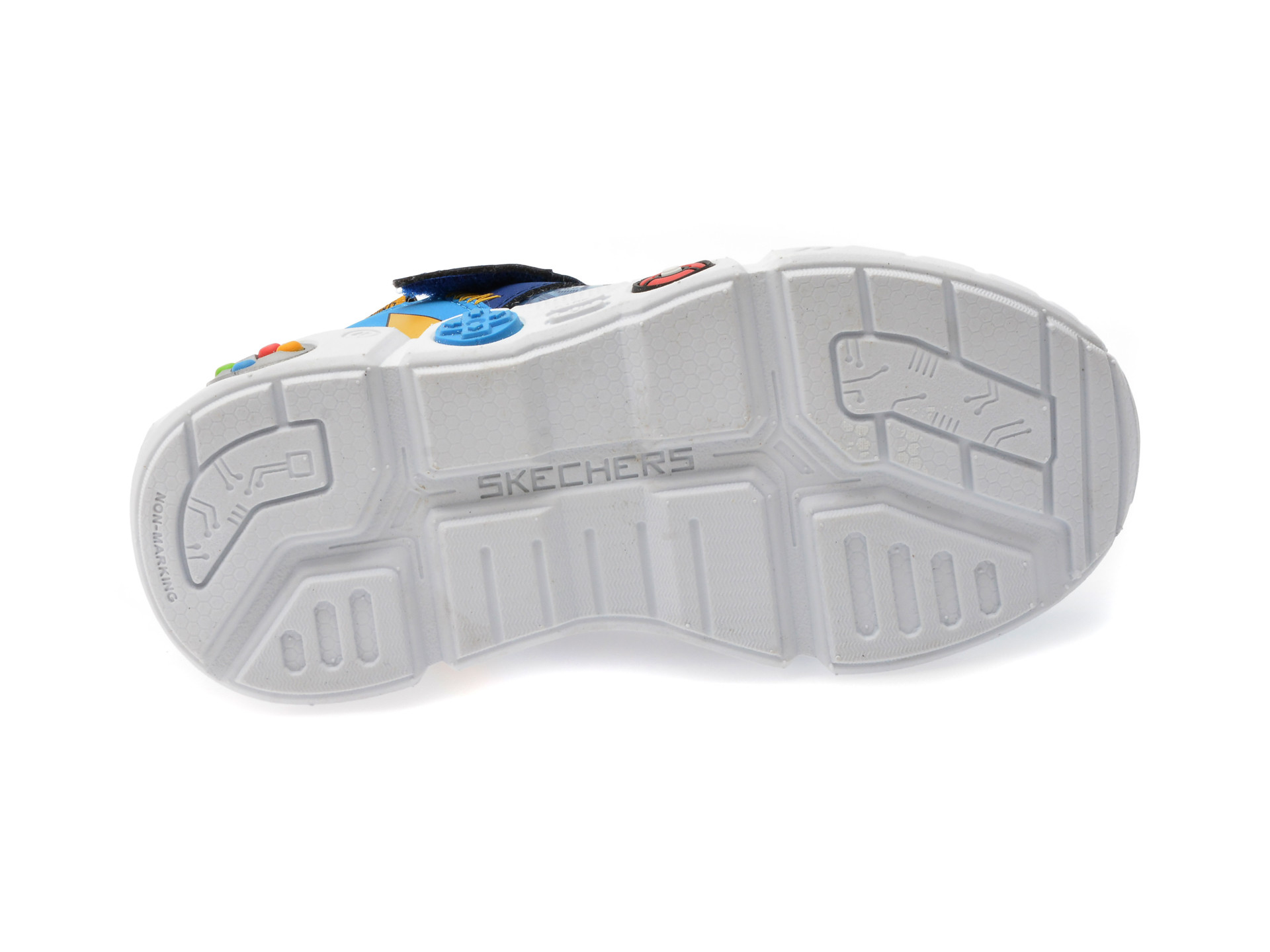 Pantofi sport SKECHERS bleumarin, GAMETRONIX, din material textil