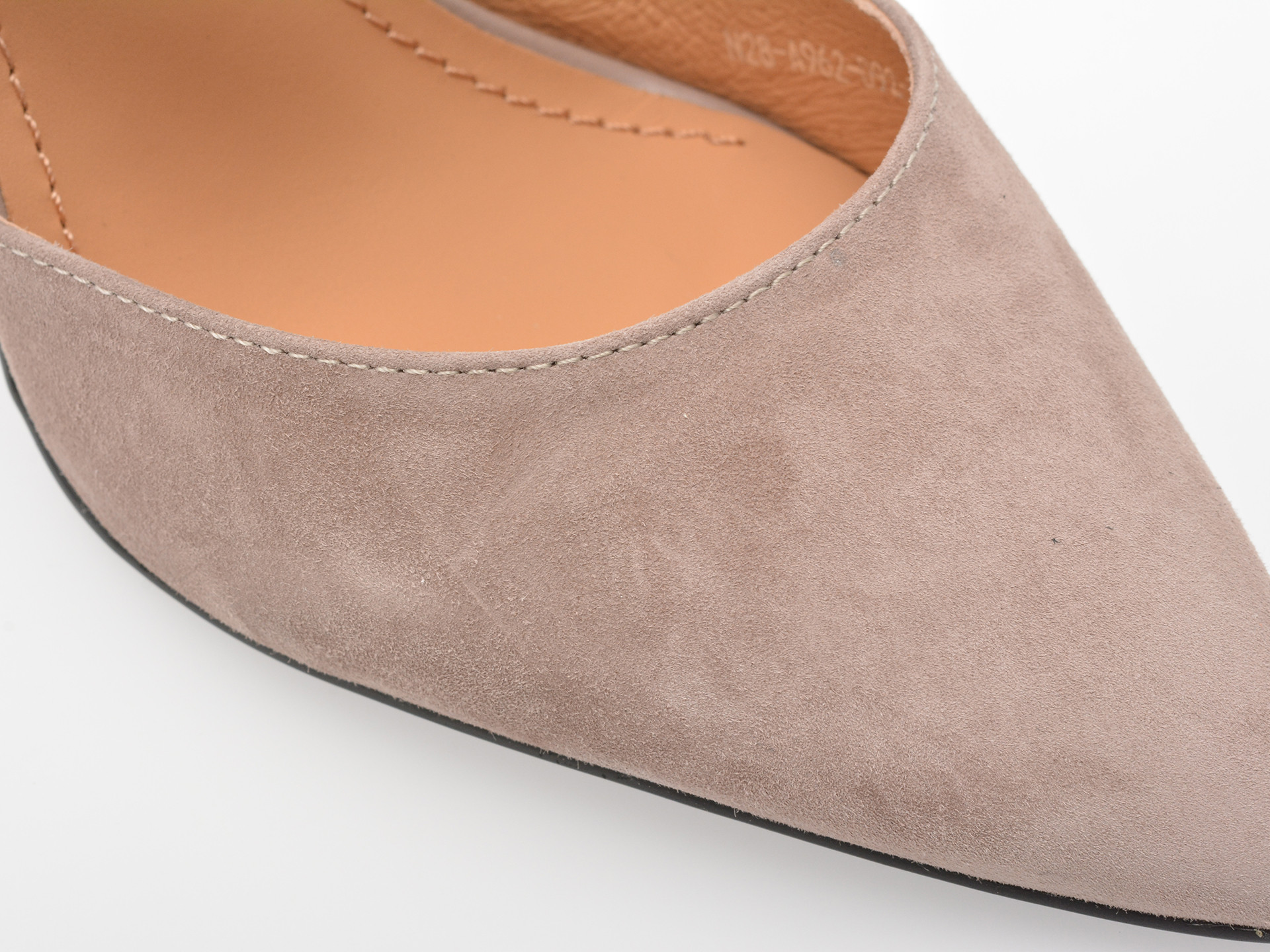 Pantofi EPICA gri, A962, din piele intoarsa