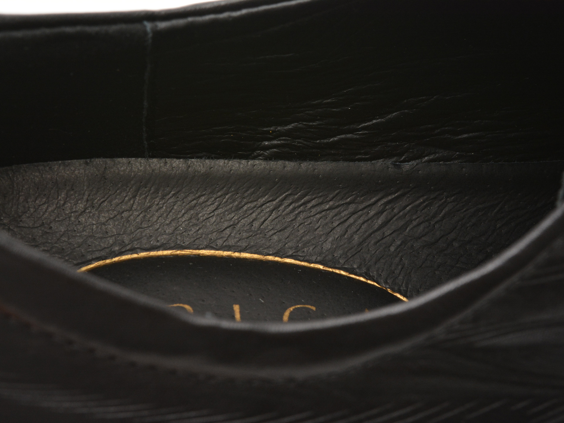 Pantofi EPICA negri, 9755, din piele naturala