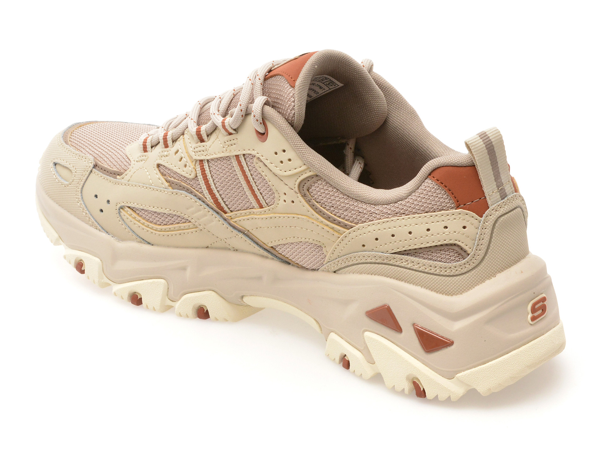 Pantofi sport SKECHERS bej, D LITES HIKER, din material textil