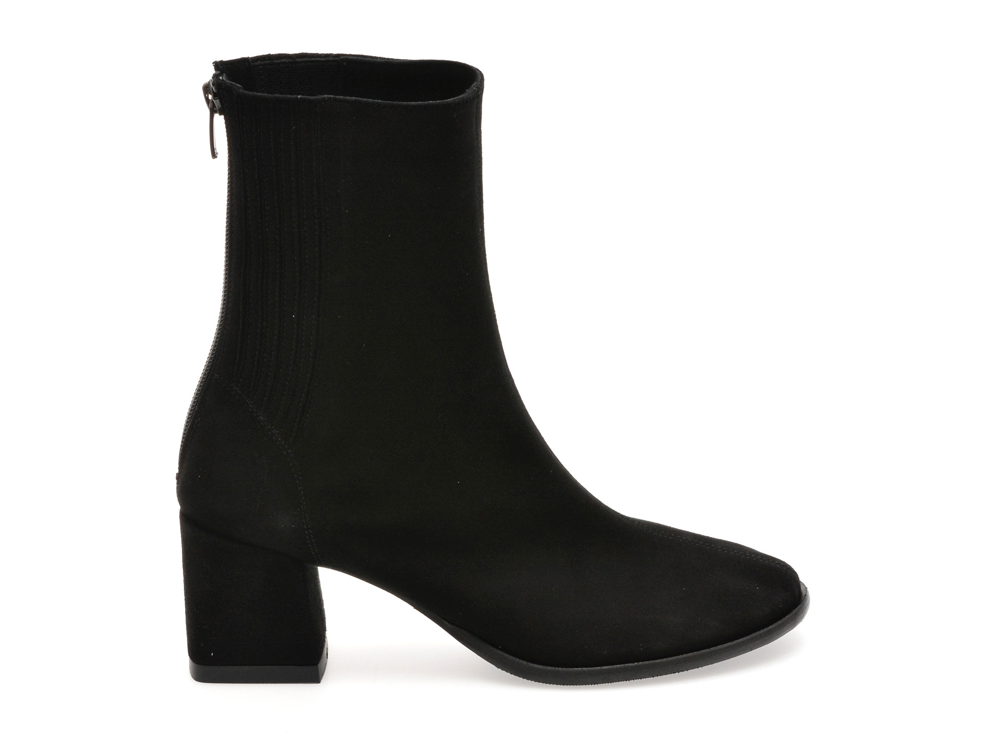 Ghete EPICA negre, 2771083, din piele intoarsa