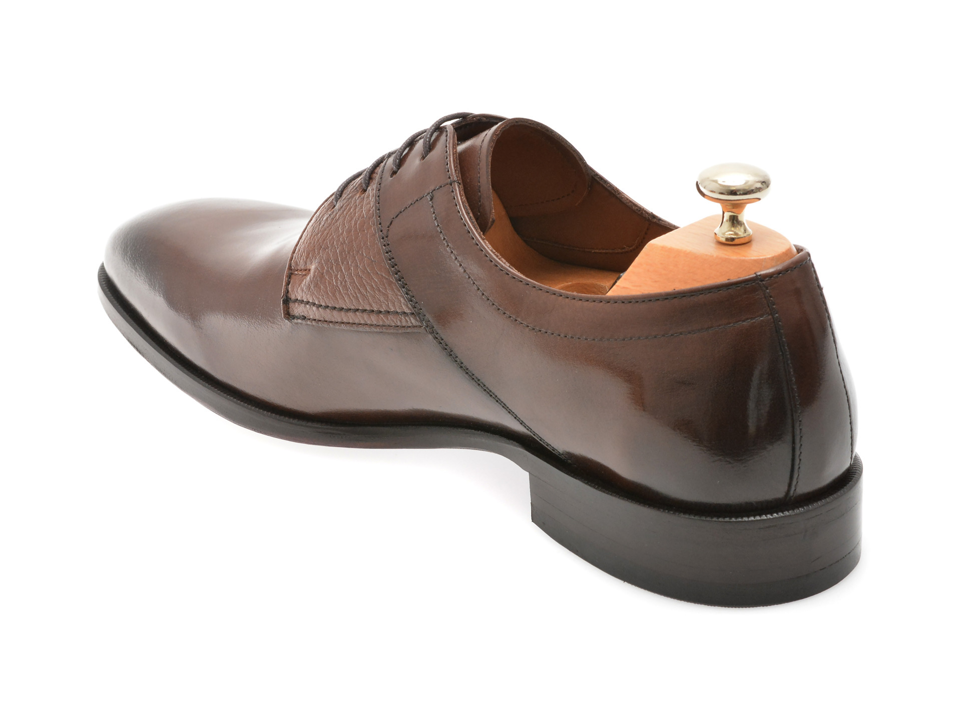 Pantofi eleganti LE COLONEL maro, 48496, din piele naturala