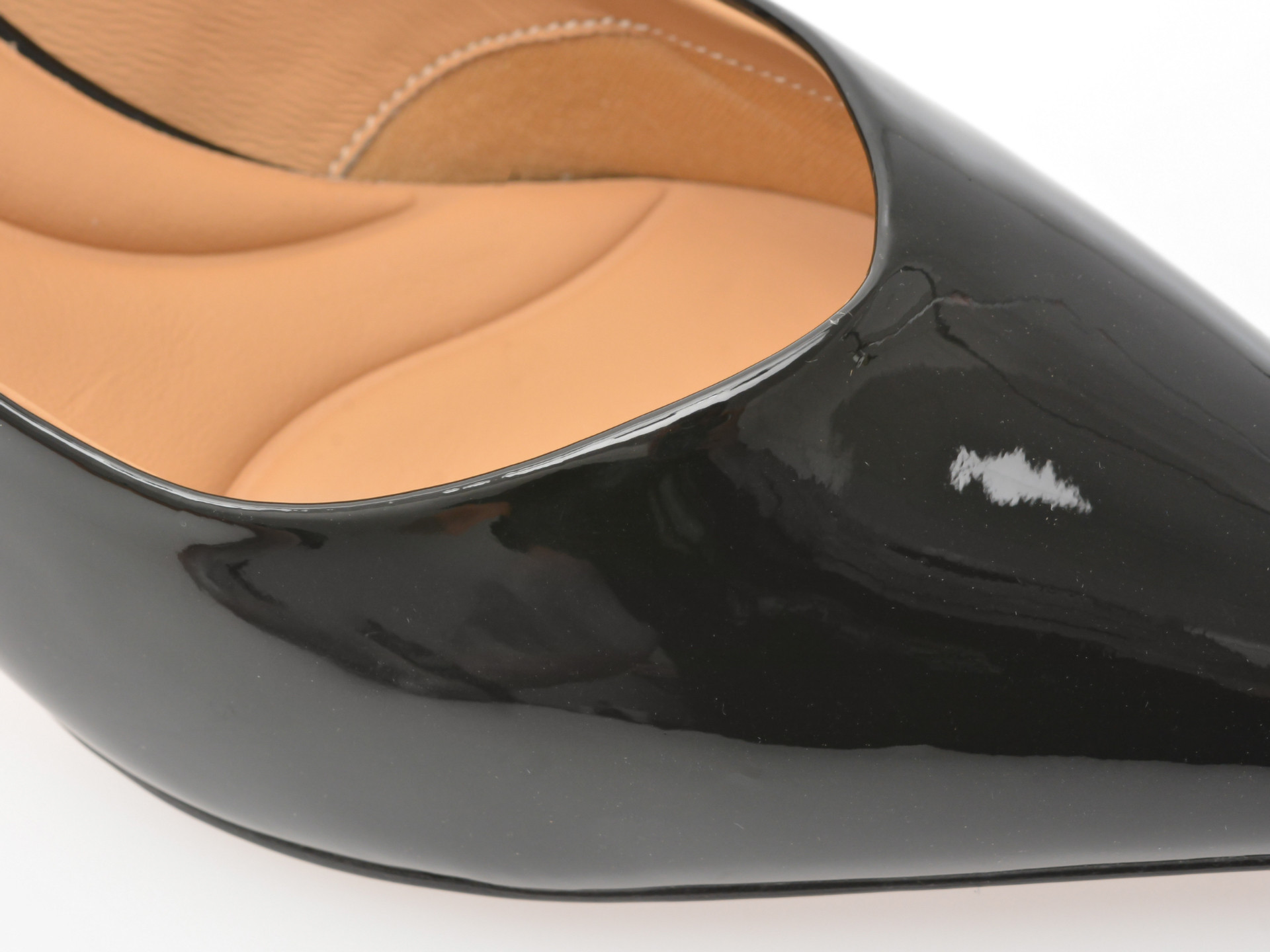 Pantofi eleganti EPICA negri, D05555, din piele naturala lacuita