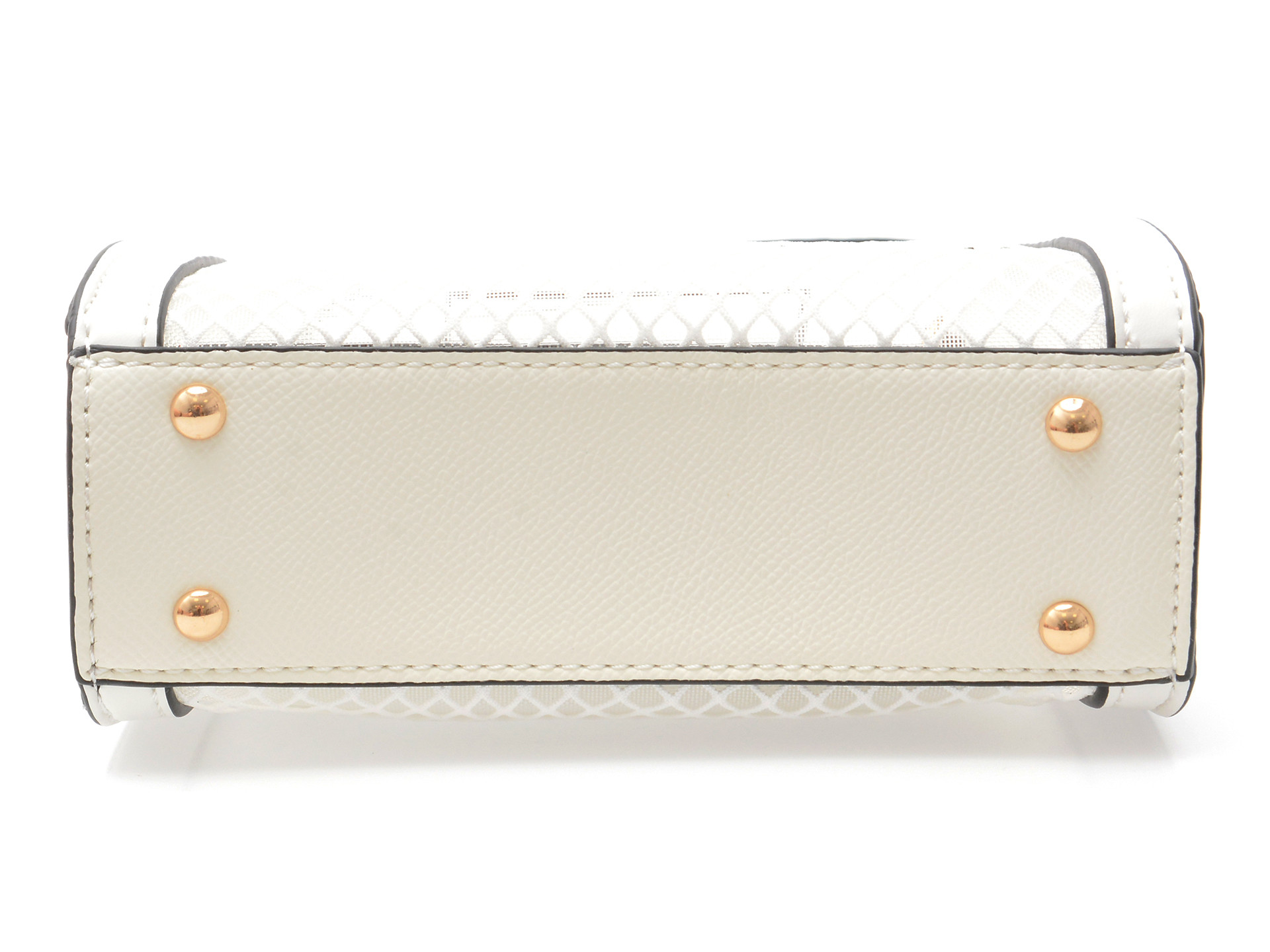 Geanta ALDO alba, ADELIA 100, din material textil