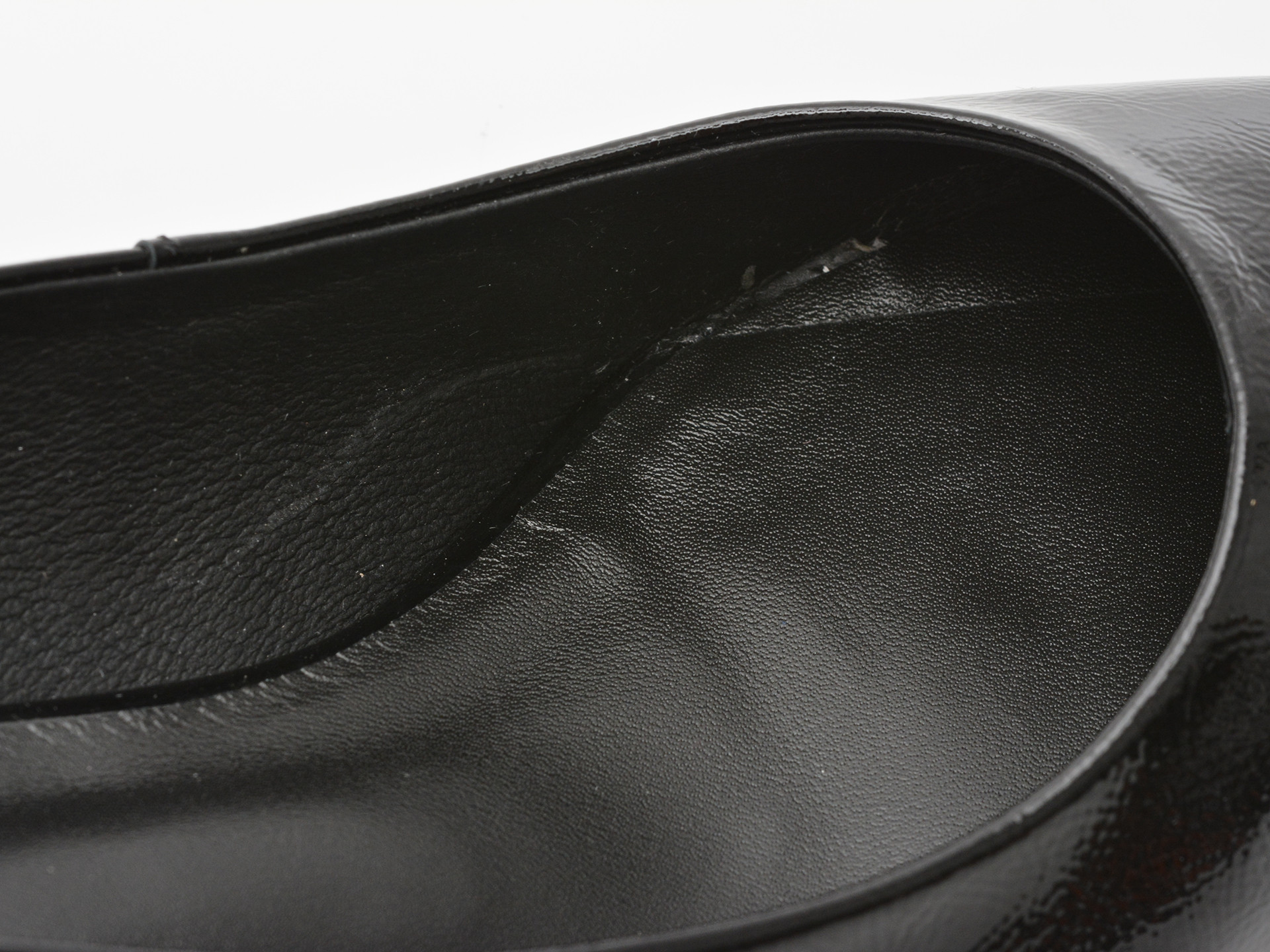 Pantofi EPICA negri, B232, din piele naturala lacuita