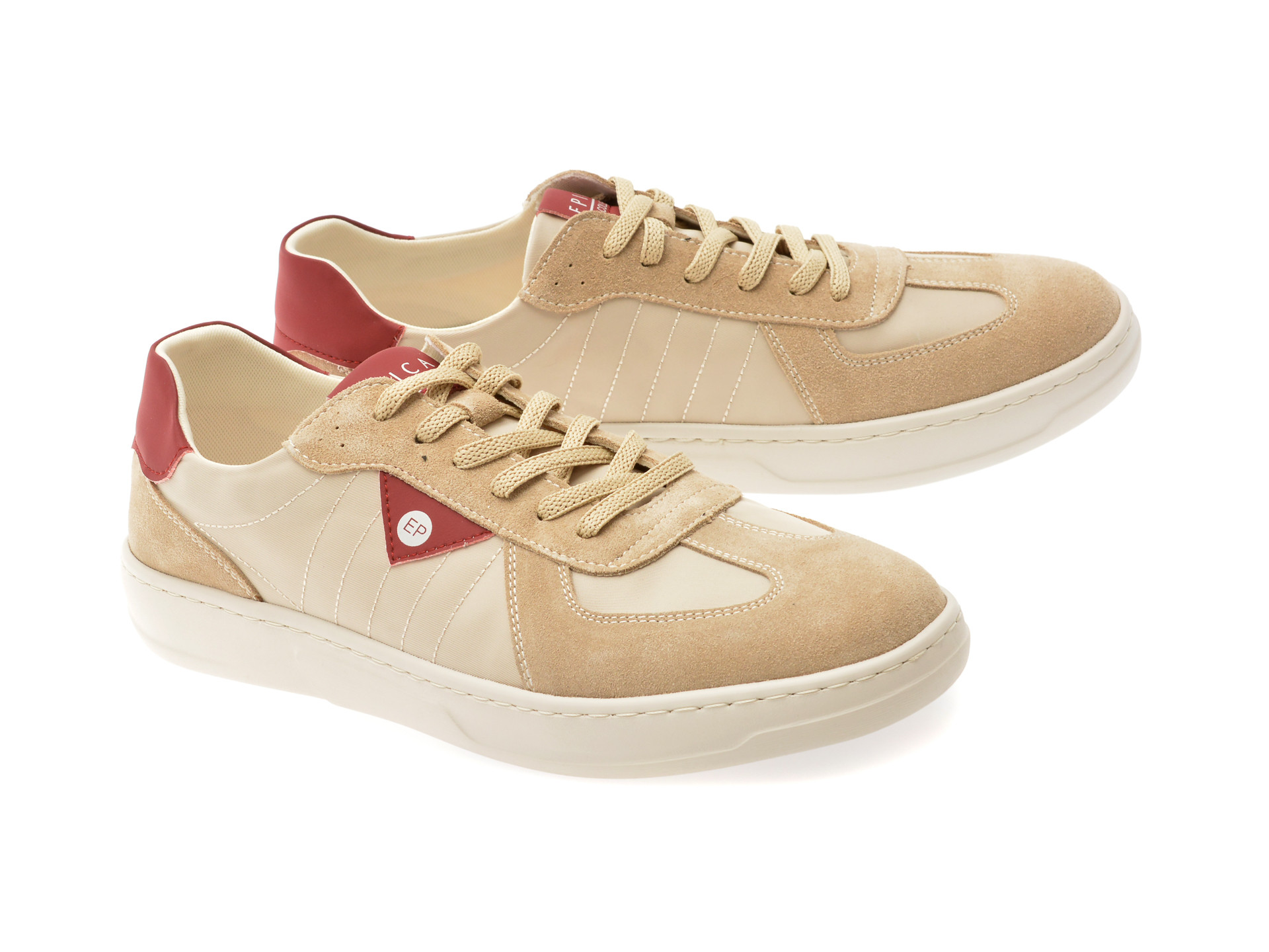Pantofi sport EPICA bej, 1001, din material textil