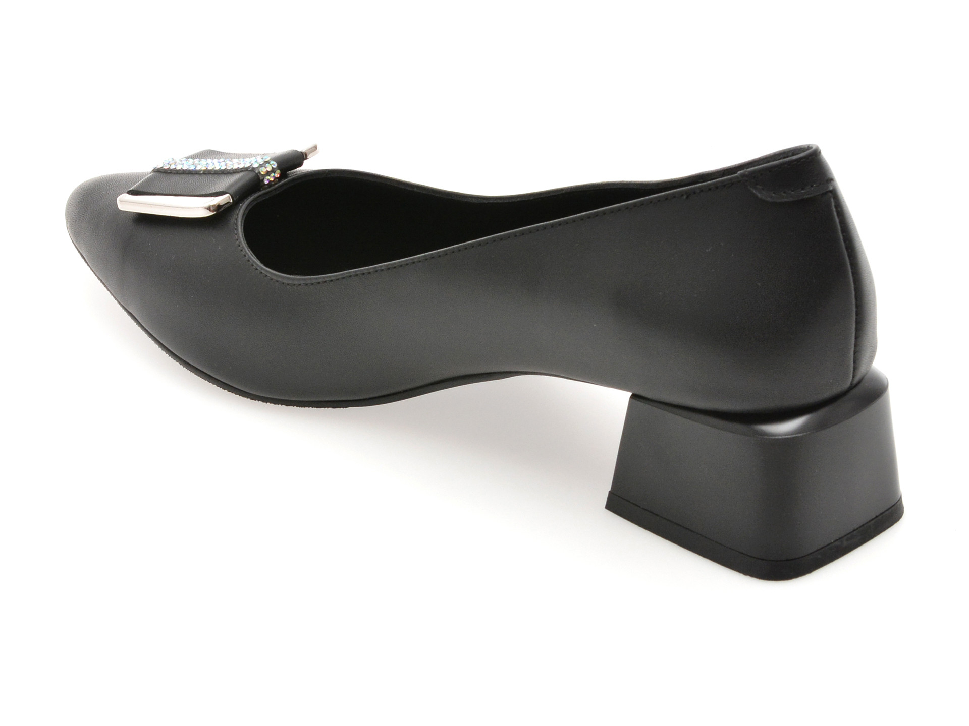 Pantofi EPICA negri, 619235, din piele naturala