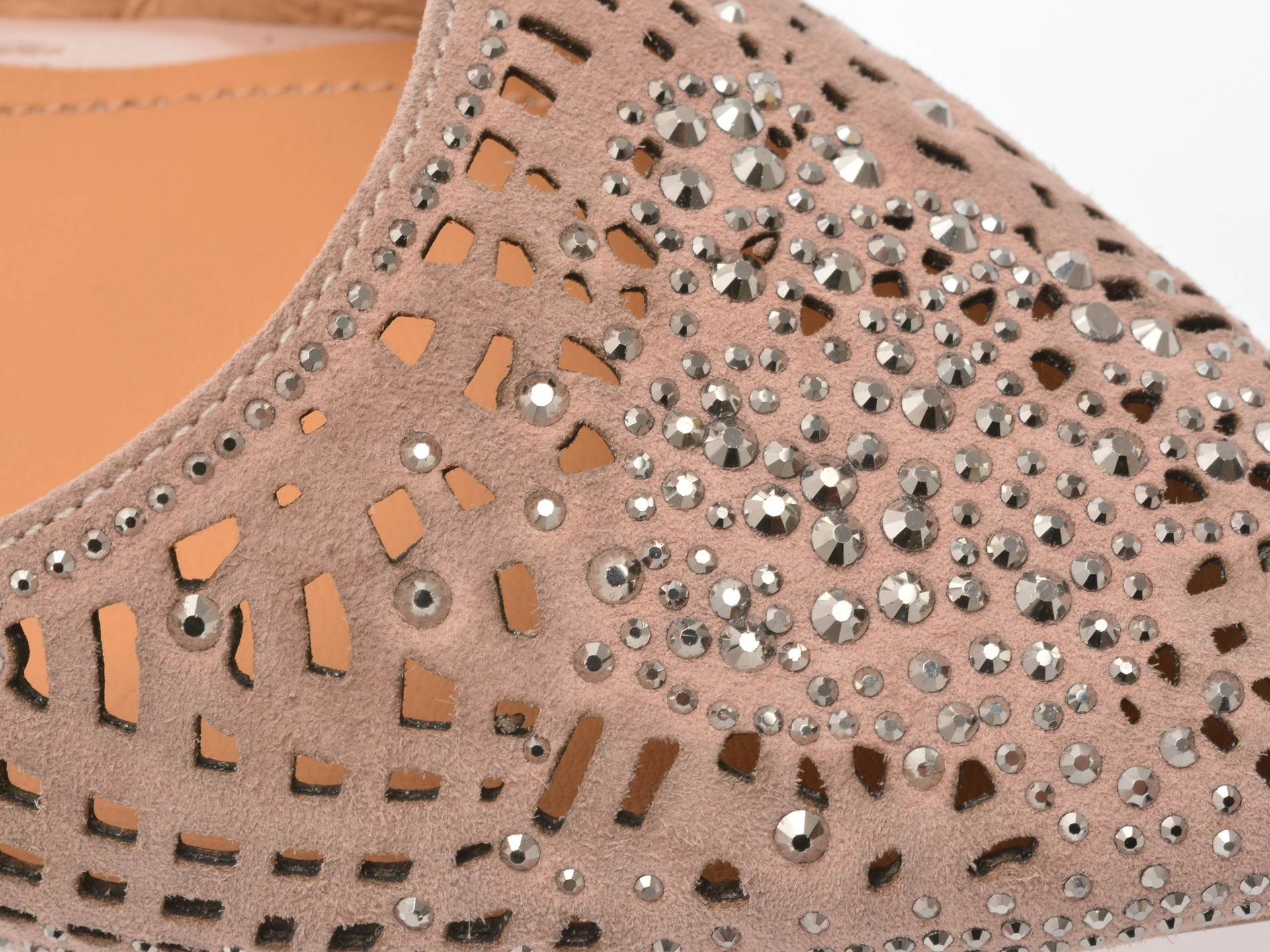 Pantofi EPICA nude, K852, din piele intoarsa