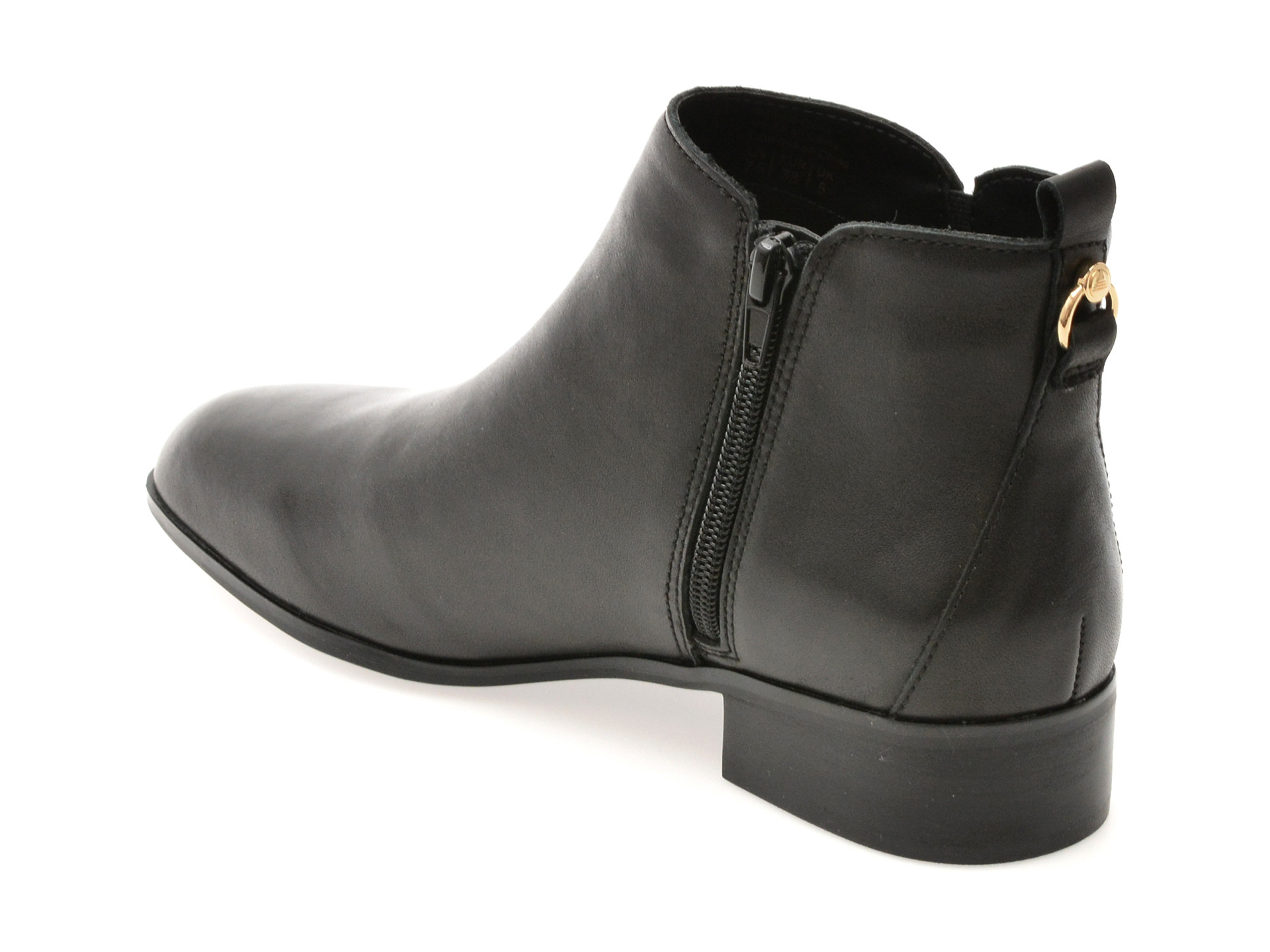 Ghete ALDO negre, VERITY 001, din piele naturala