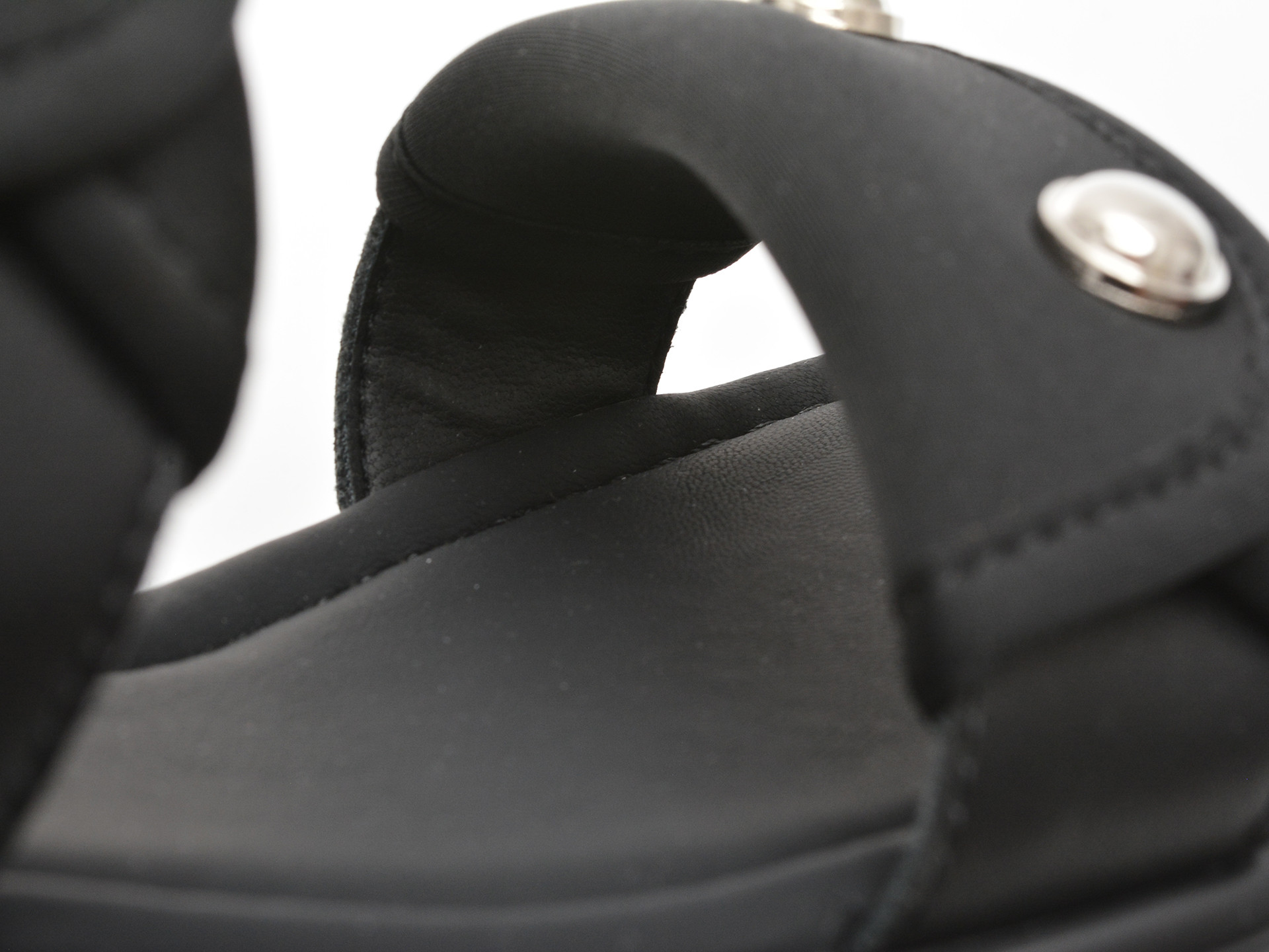 Sandale GRYXX negre, 8862, din material textil