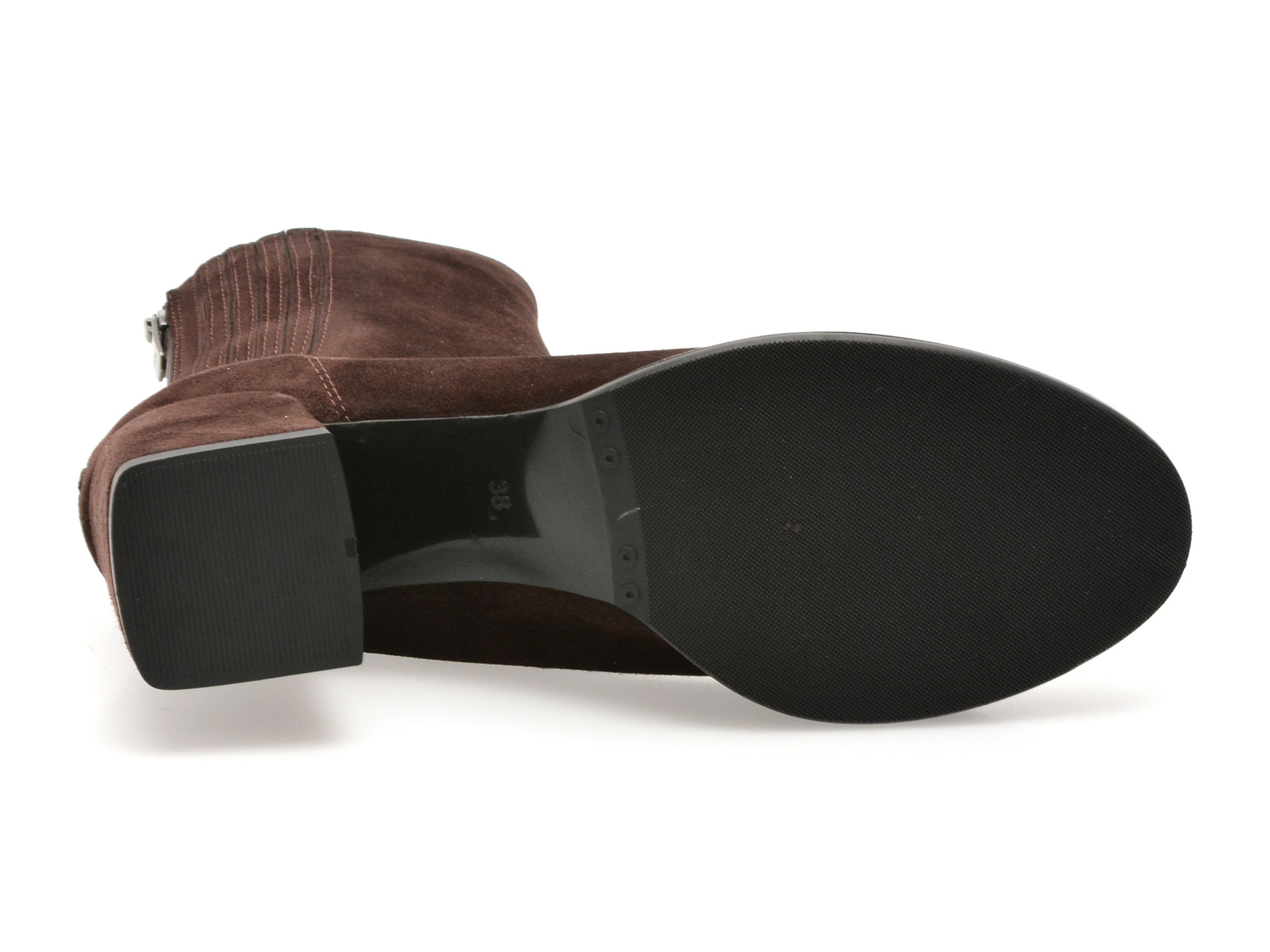 Ghete EPICA maro, 2771083, din piele intoarsa