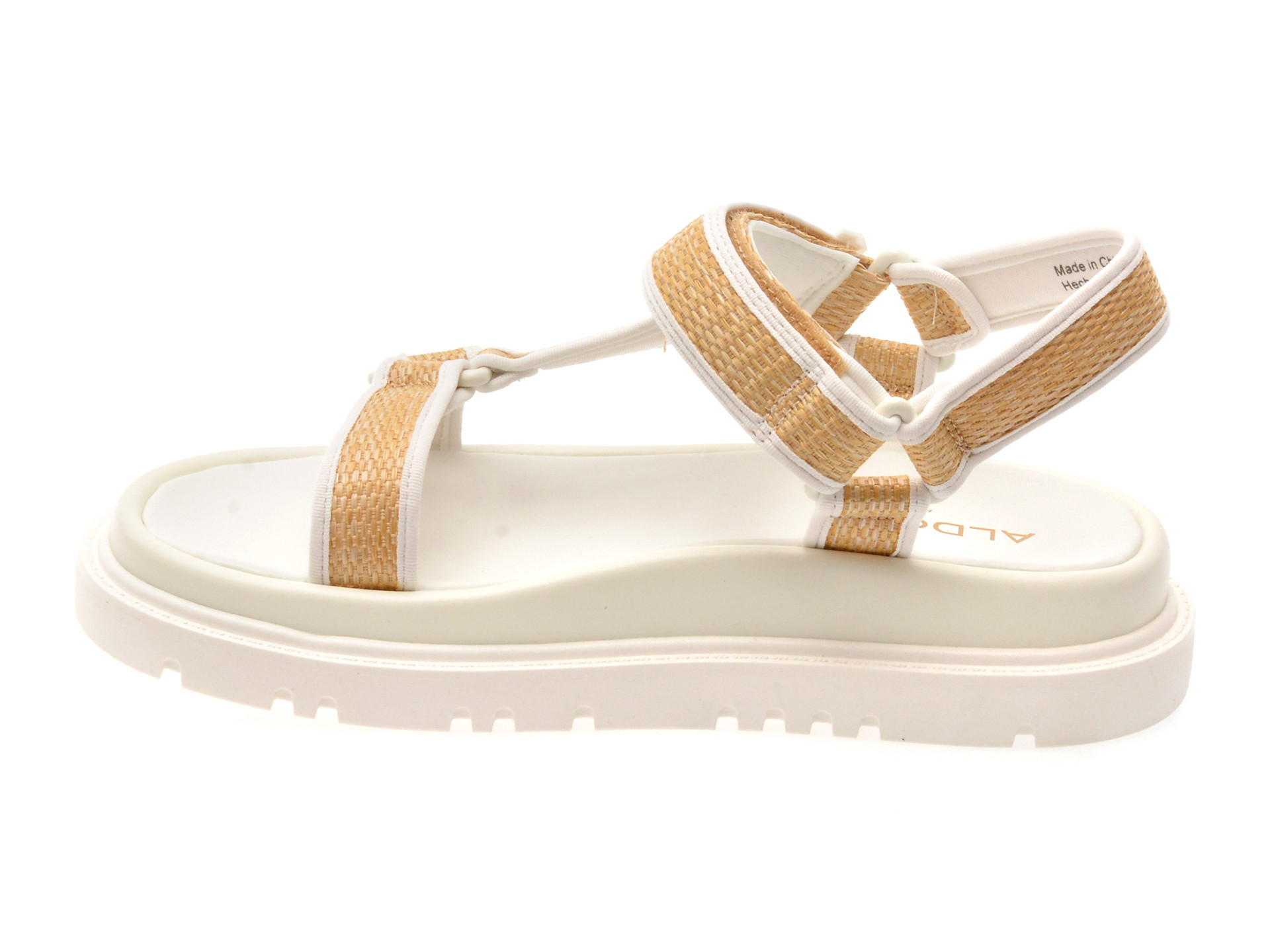 Sandale ALDO bej, OCEANA 101, din material textil