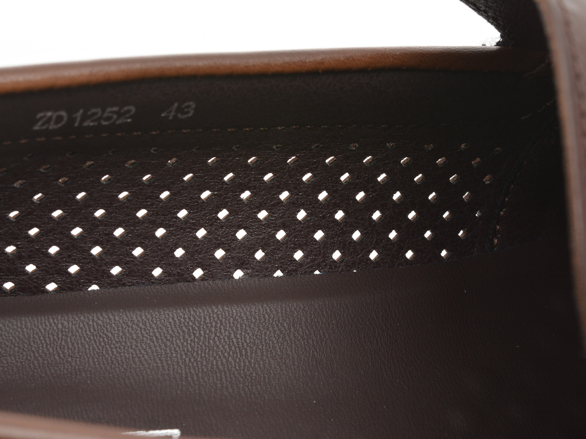 Mocasini OTTER maro, 1252, din piele naturala