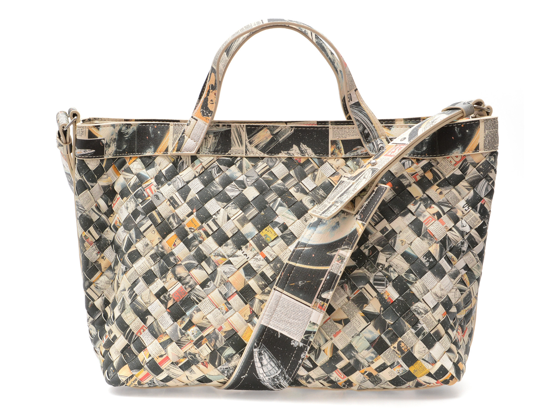 Geanta DESIGUAL multicolor, WAXP65, din piele ecologica