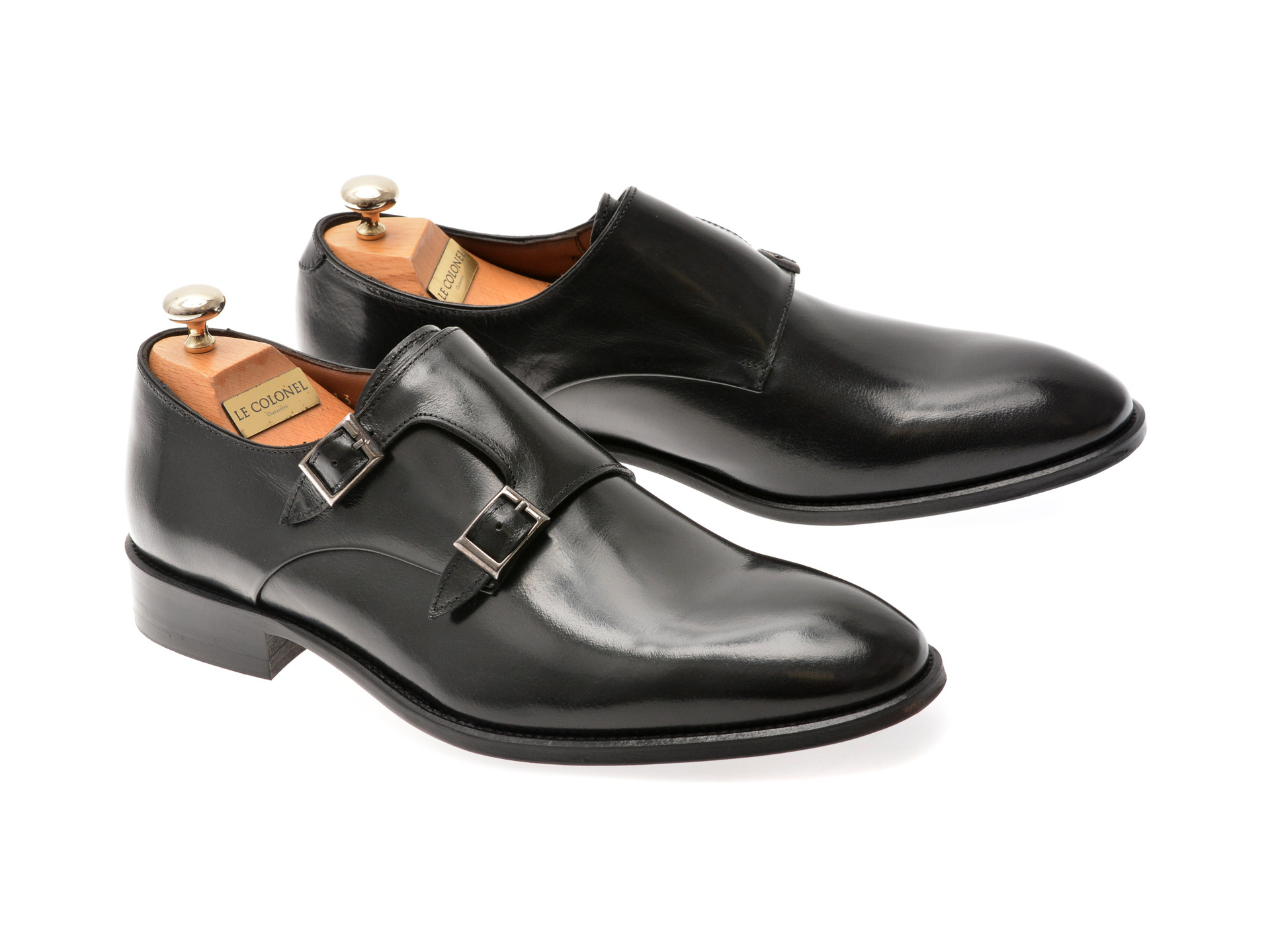 Pantofi eleganti LE COLONEL negri, 49813, din piele naturala