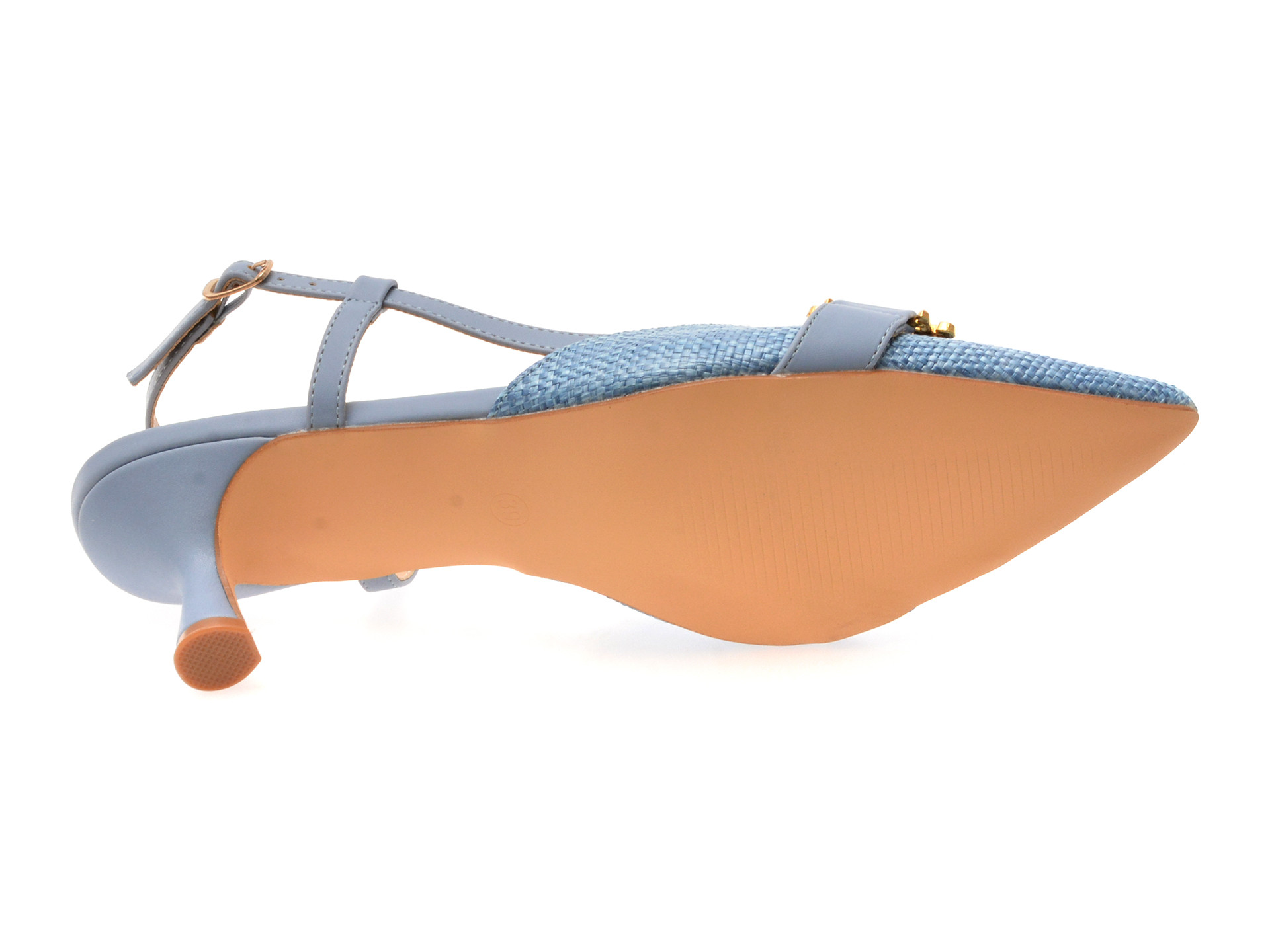 Pantofi eleganti EPICA albastri, 82966, din piele ecologica