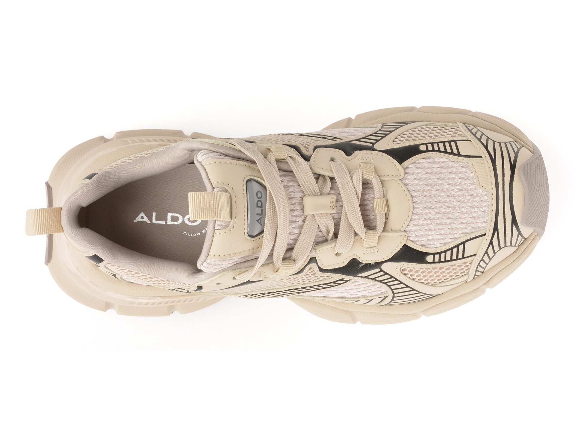 Pantofi sport ALDO bej, JENSEN 276, din material textil