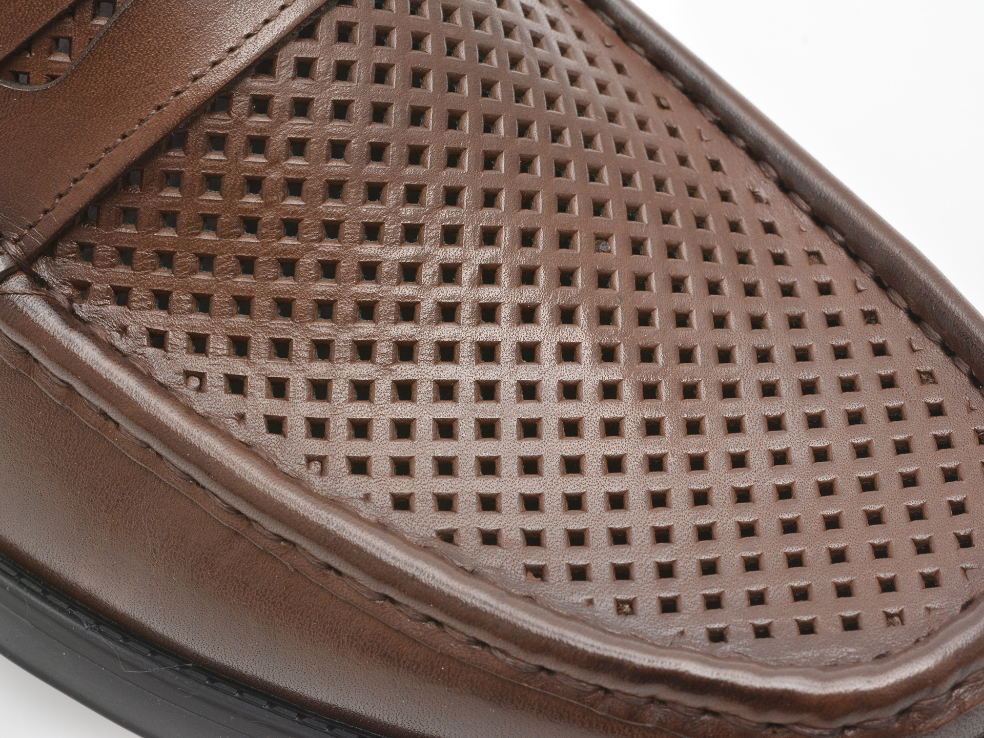 Mocasini OTTER maro, 1252, din piele naturala