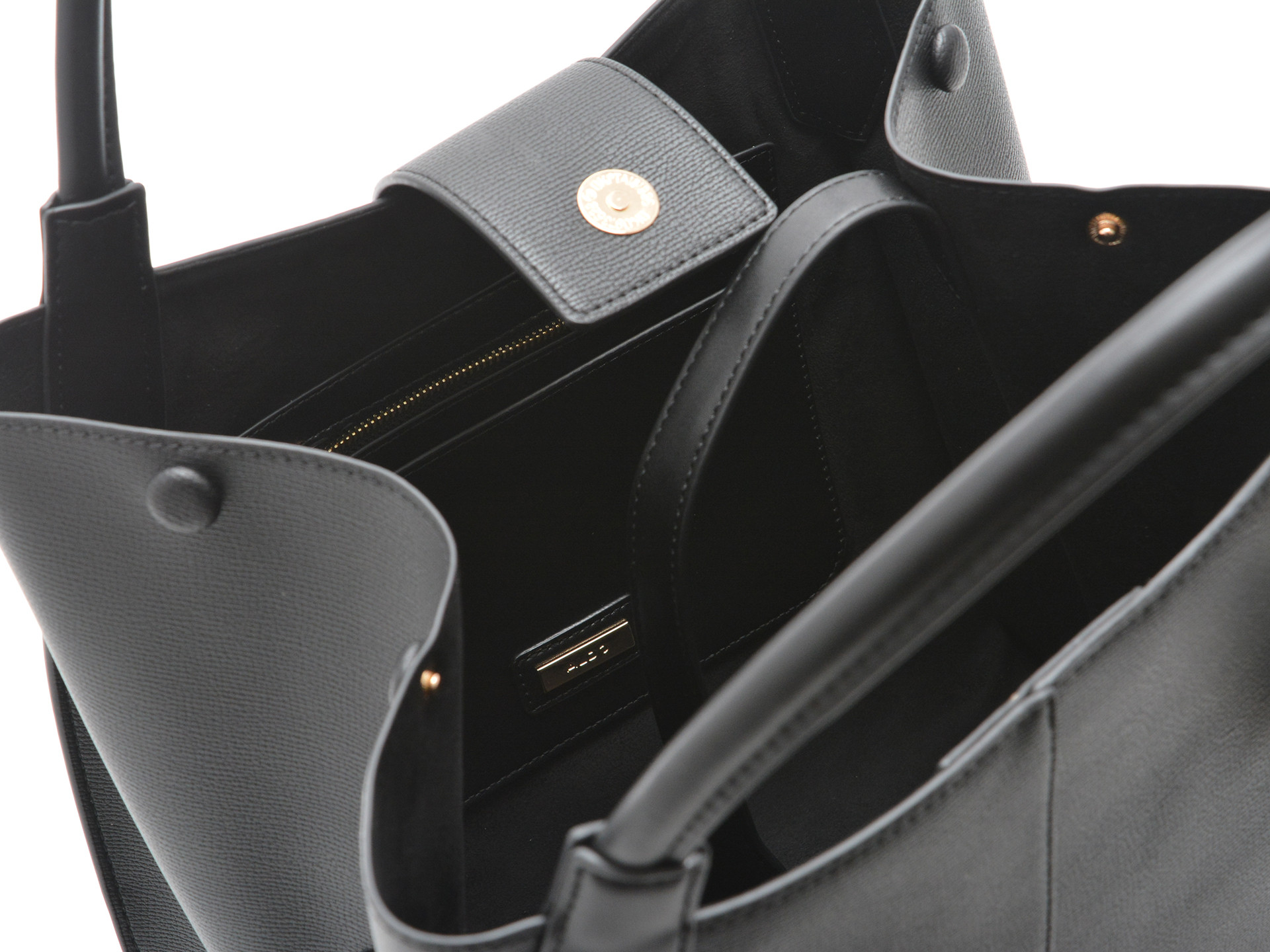 Geanta ALDO neagra, IVEYMA 006, din piele ecologica