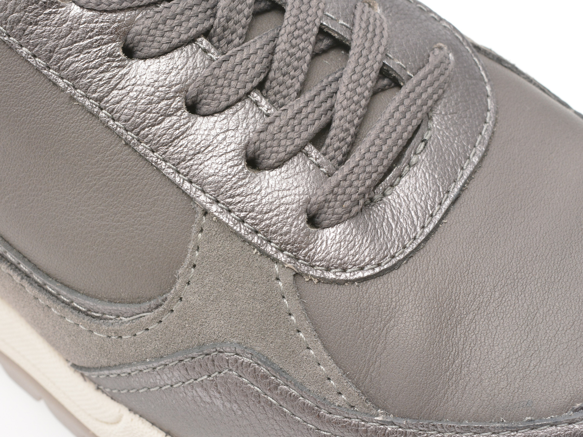 Pantofi sport GEOX gri, D5600A, din piele naturala