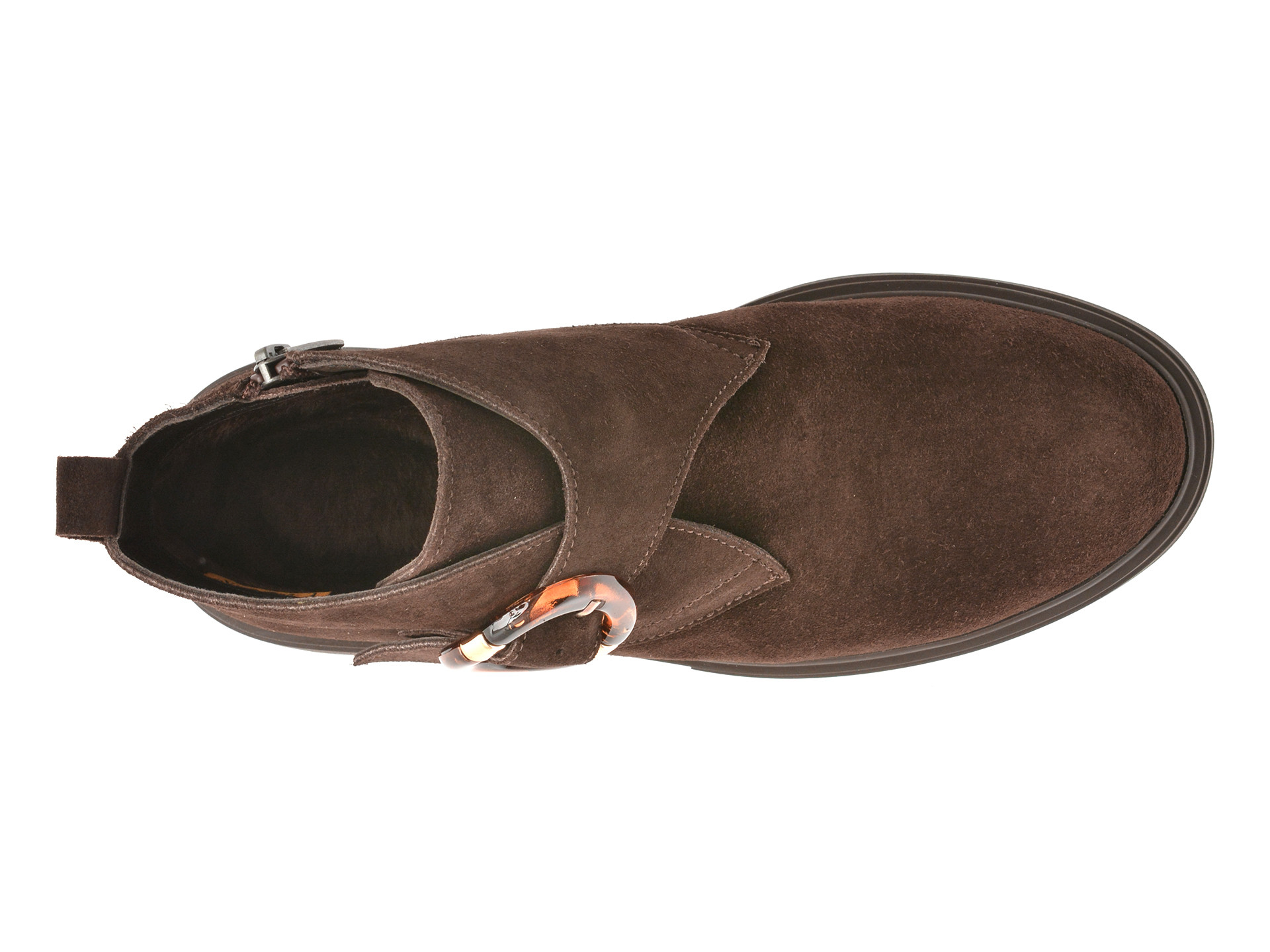 Ghete EPICA maro, 1735072, din piele intoarsa