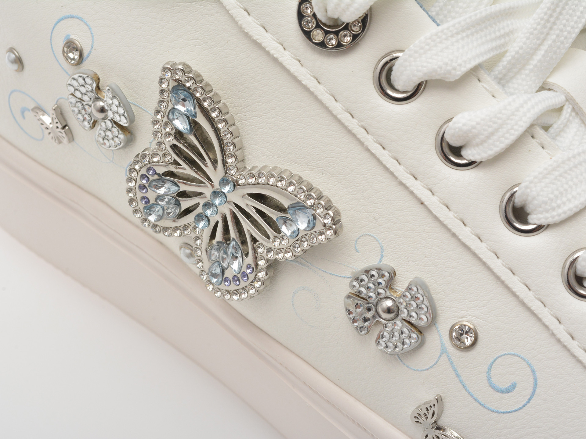 Pantofi sport ALDO albi, SAXONY 185, din piele ecologica