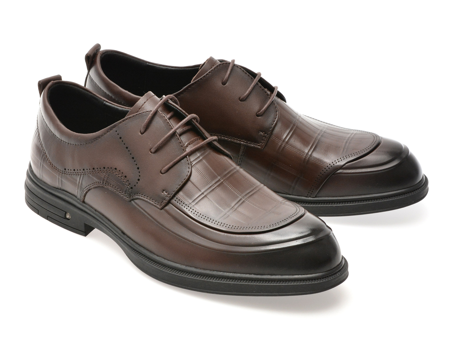 Pantofi EPICA maro, 8820, din piele naturala