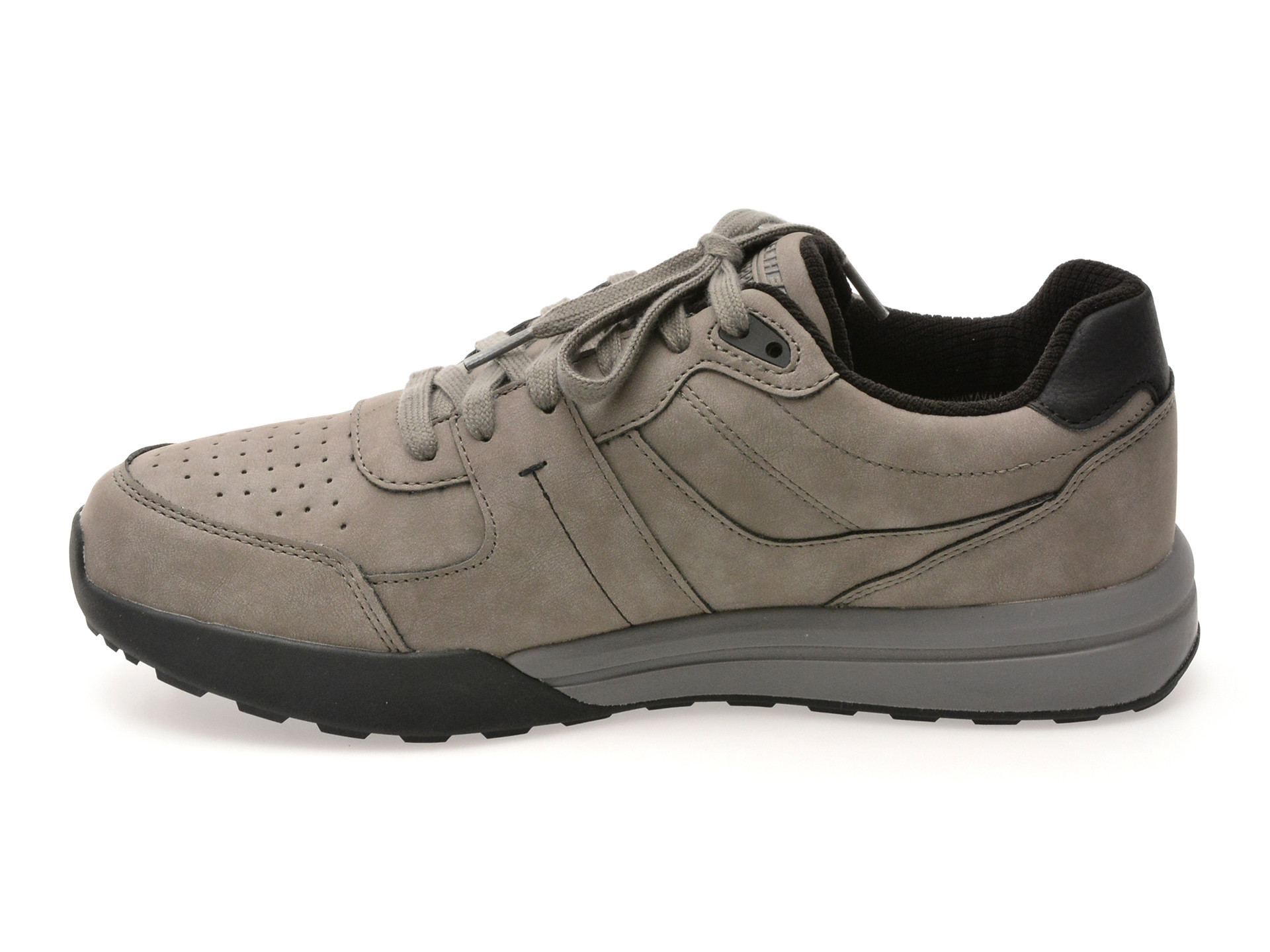 Pantofi sport SKECHERS gri, NETSON, din piele ecologica