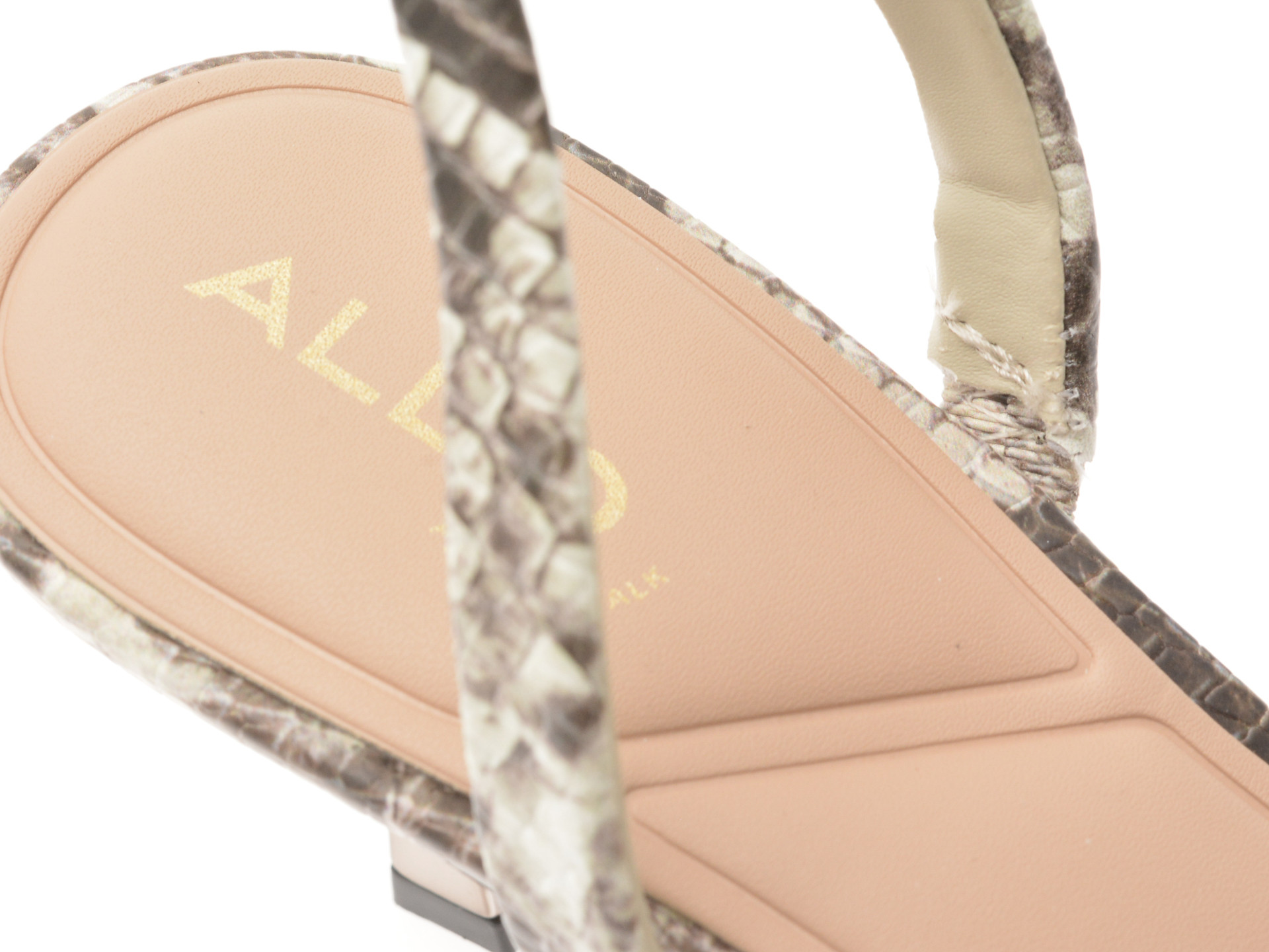 Pantofi eleganti ALDO alb-negru, GAVEDESSI 122, din piele naturala