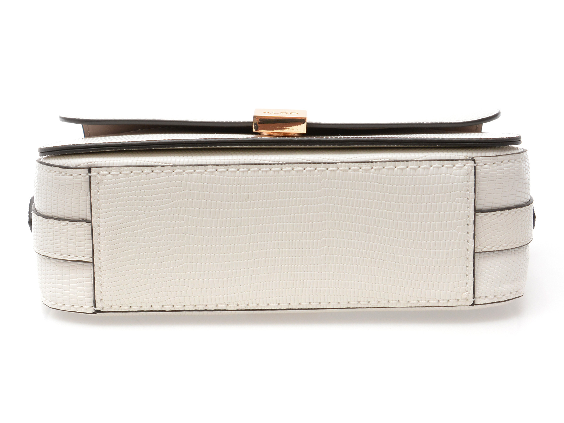 Geanta ALDO alba, ETEINI 100, din piele ecologica