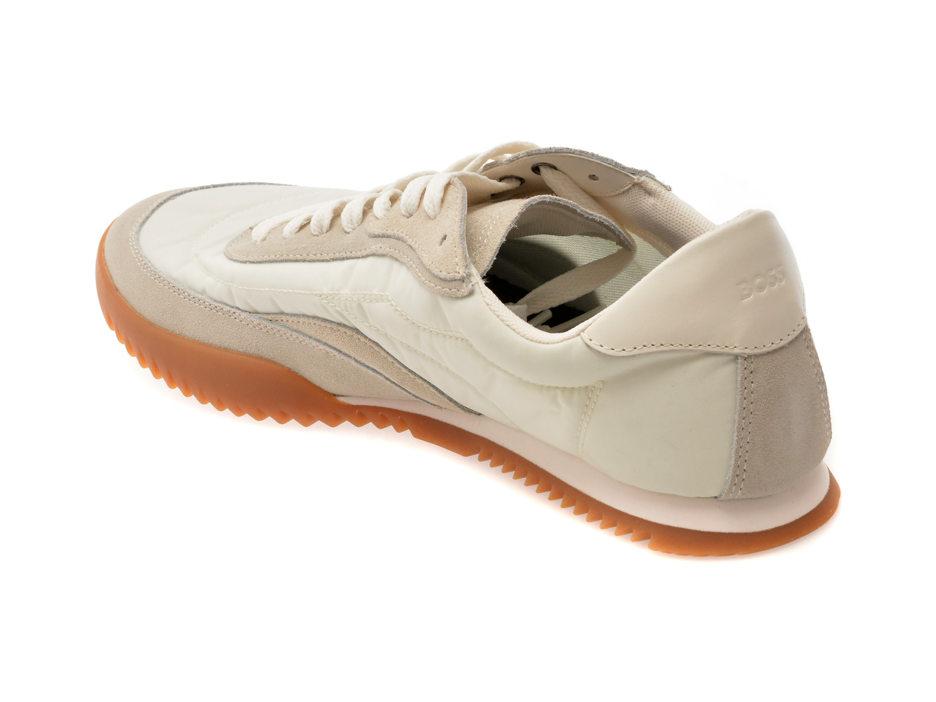 Pantofi sport BOSS albi, 2147, din material textil
