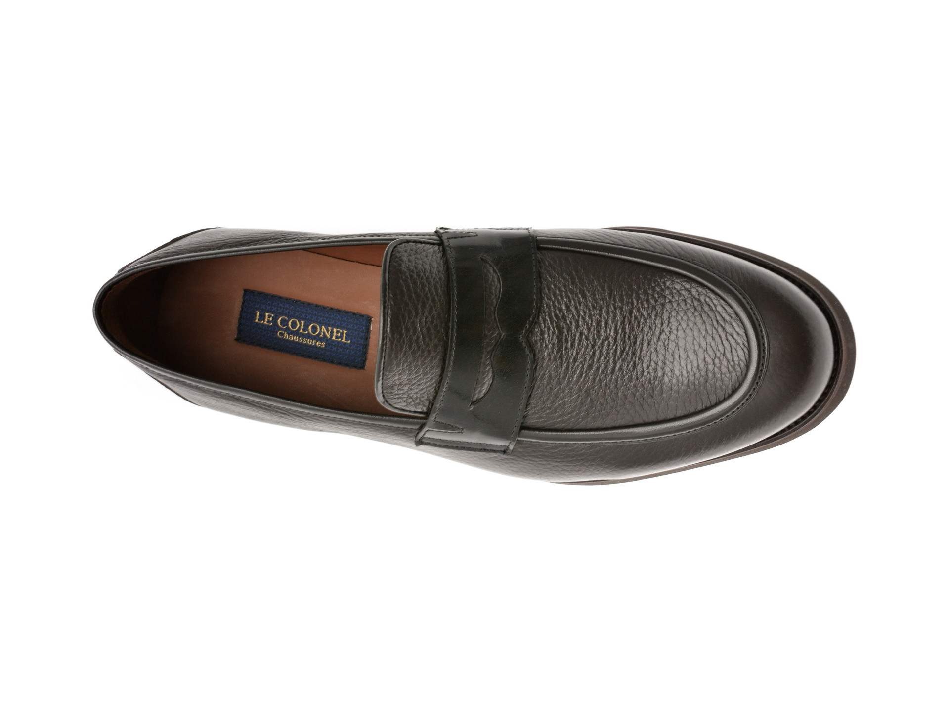 Mocasini eleganti LE COLONEL maro, 48876, din piele naturala