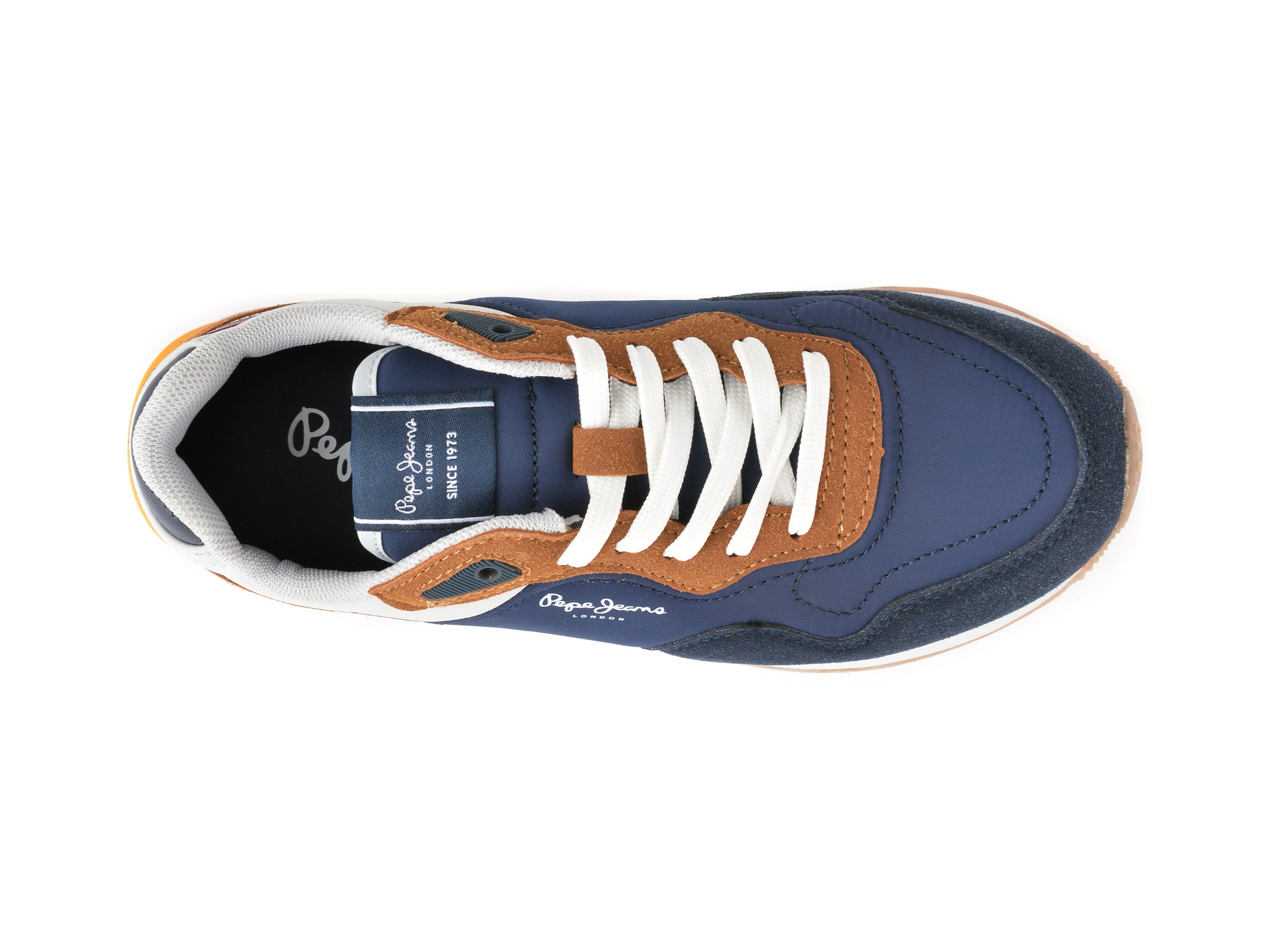 Pantofi sport PEPE JEANS bleumarin, LONDON JUMP, din material textil