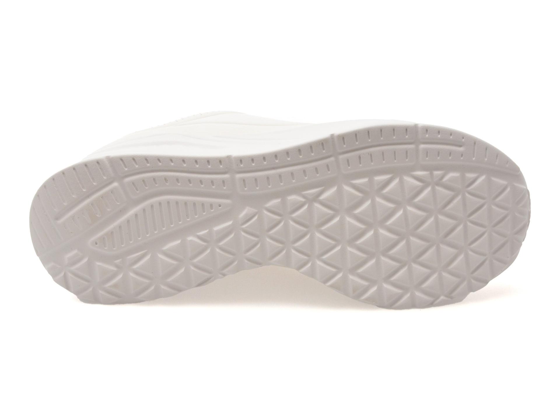 Pantofi sport SKECHERS albi, UNO LITE, din piele ecologica