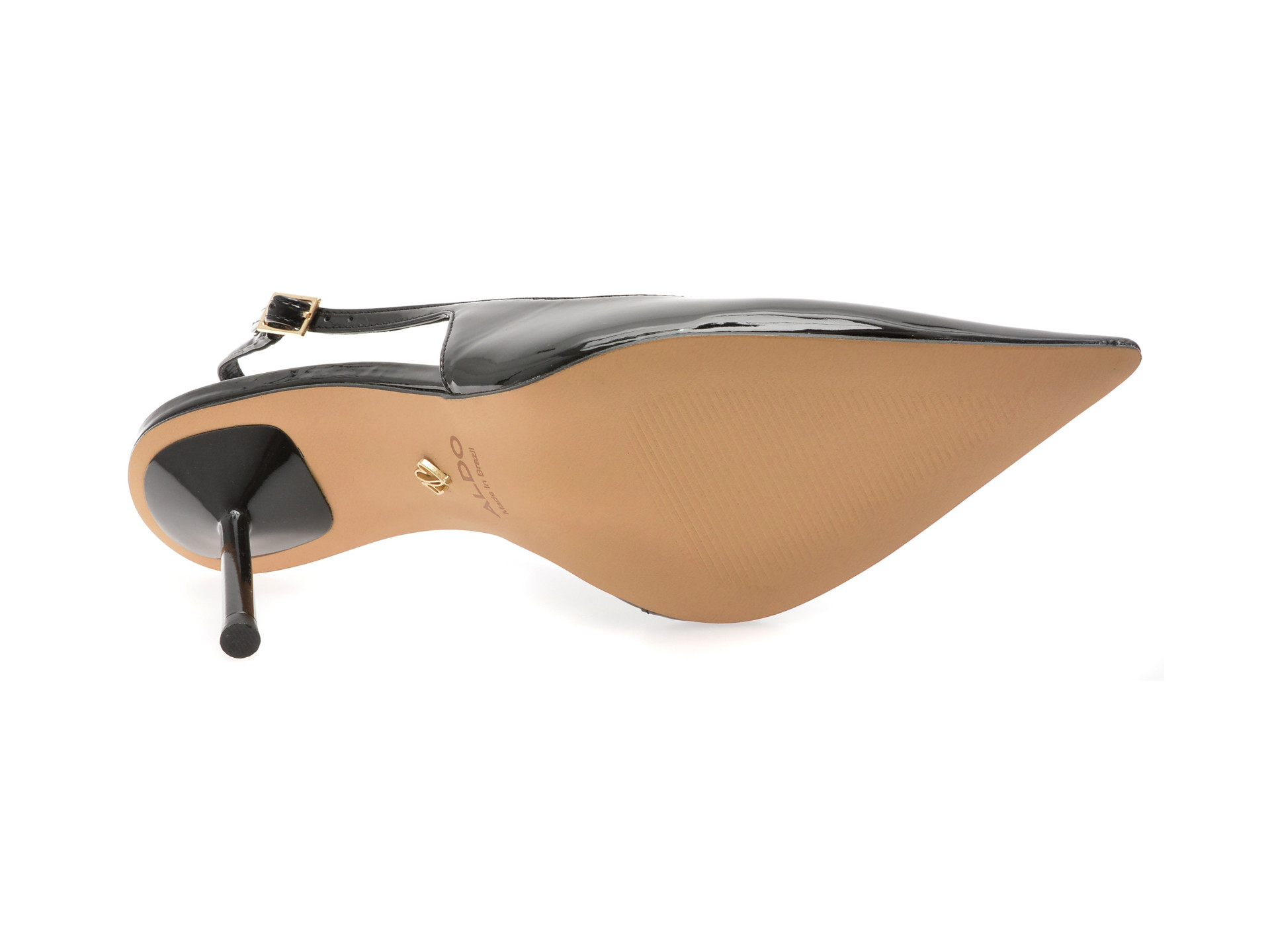 Pantofi eleganti ALDO negri, SERALINA 001, din piele ecologica lacuita