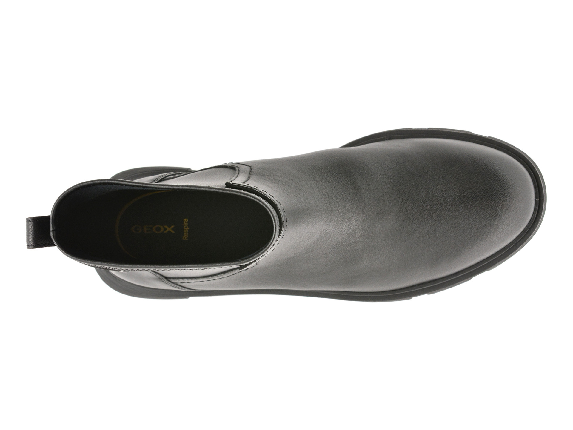 Ghete GEOX negre, D26UAC, din piele naturala