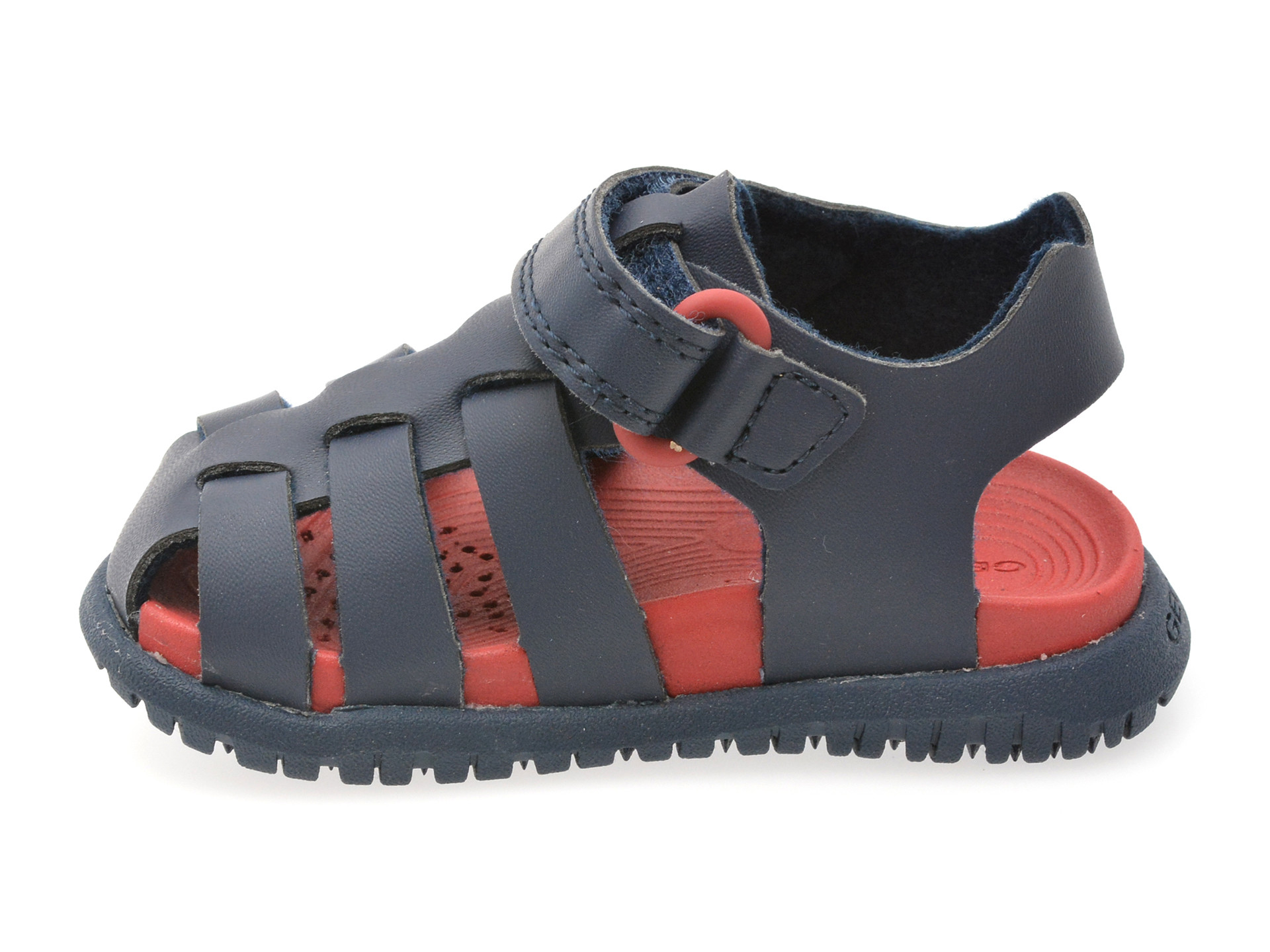 Sandale GEOX bleumarin, B556AA, din piele ecologica