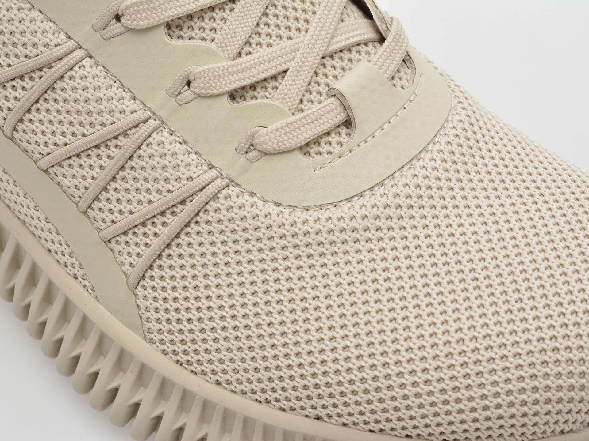 Pantofi sport SKECHERS bej, BOBS GEO , din piele ecologica