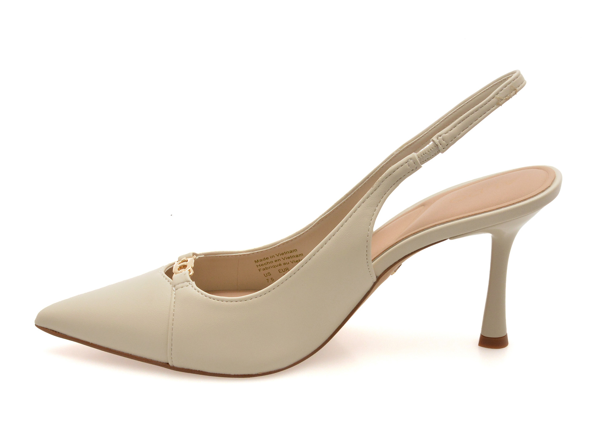 Pantofi eleganti ALDO albi, AUGUSTAS 110, din piele ecologica